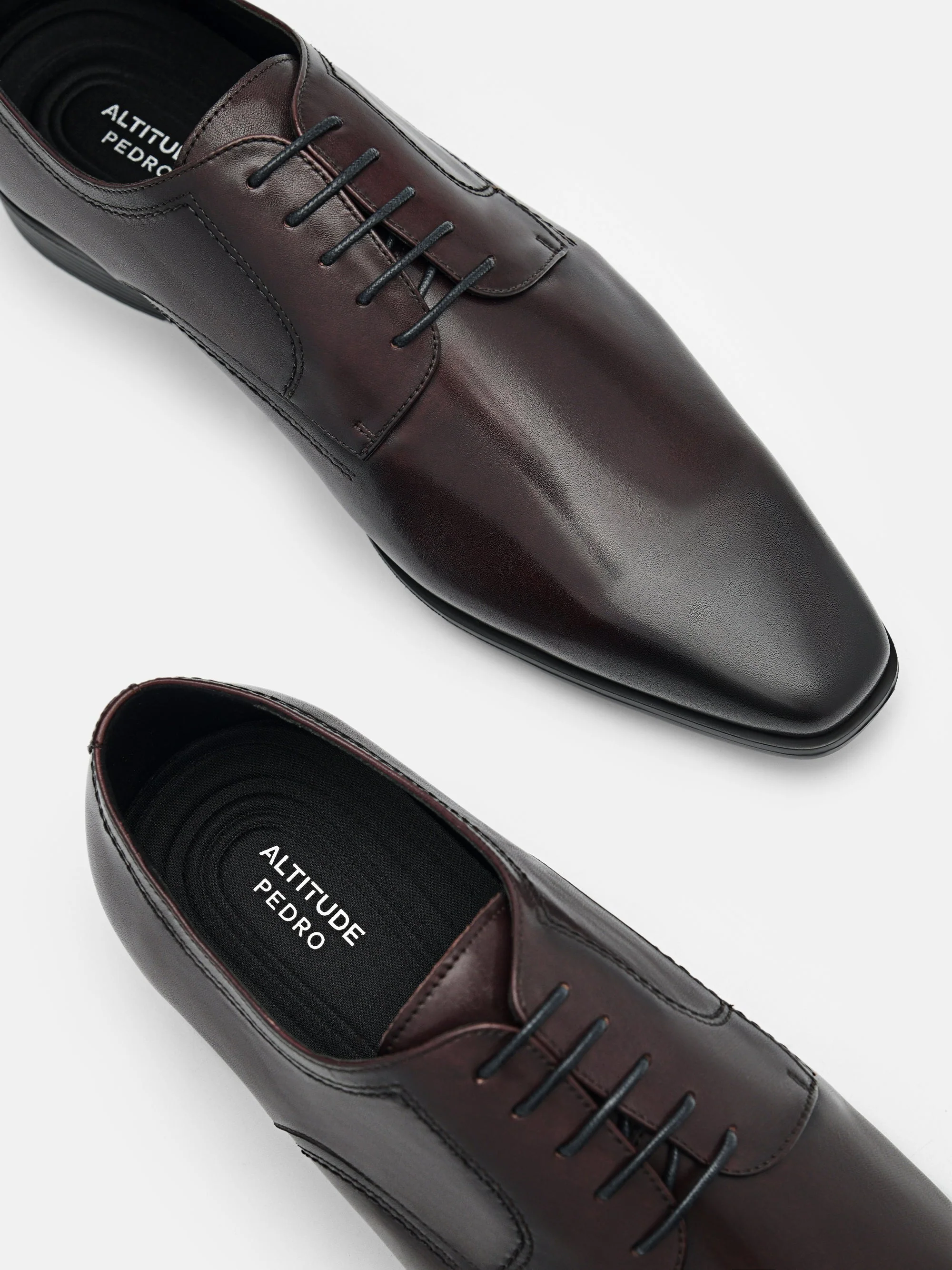 Altitude Lightweight Leather Derby Shoes - Image 5
