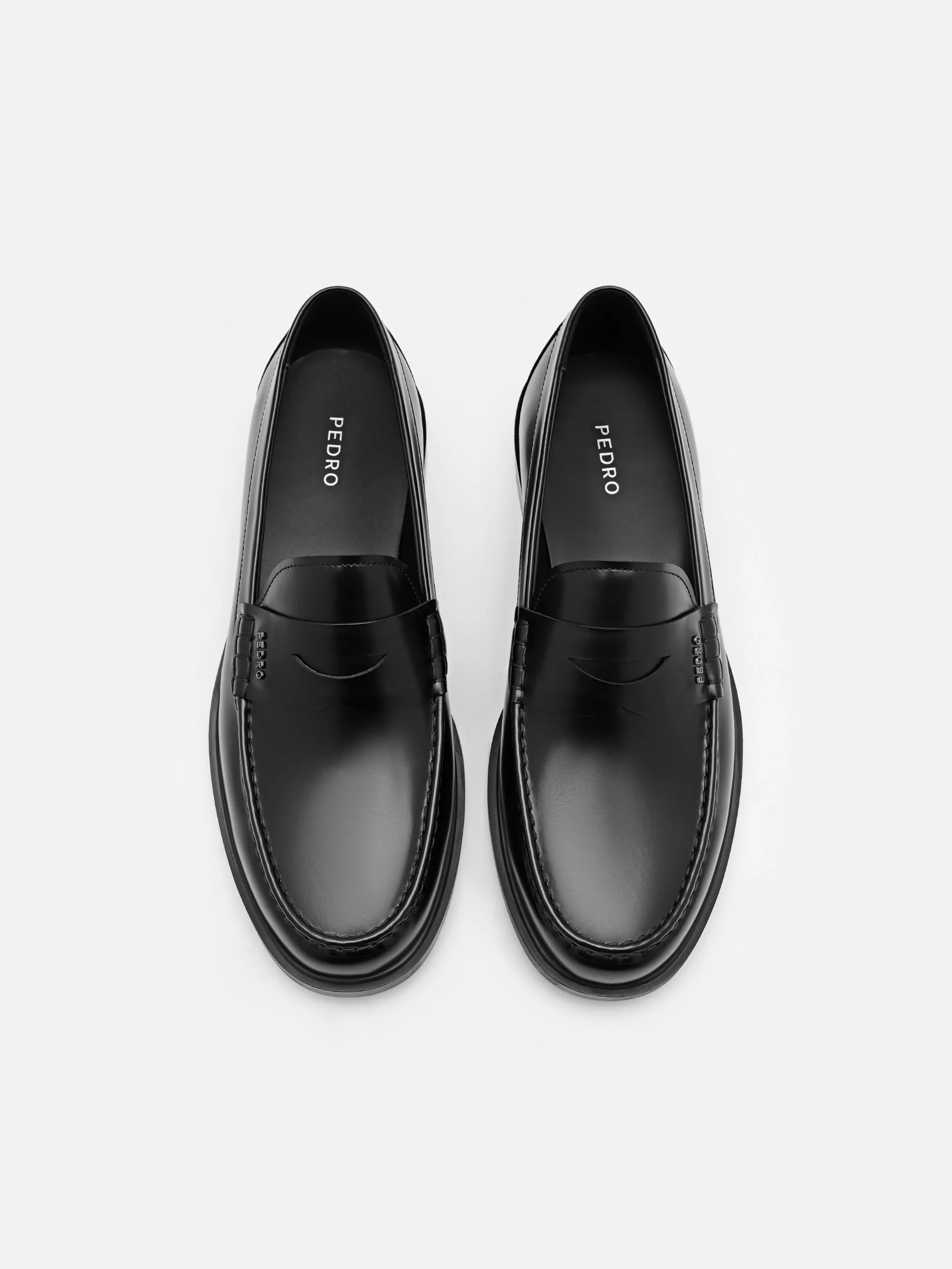 Kieran Leather Penny Loafers - Image 10