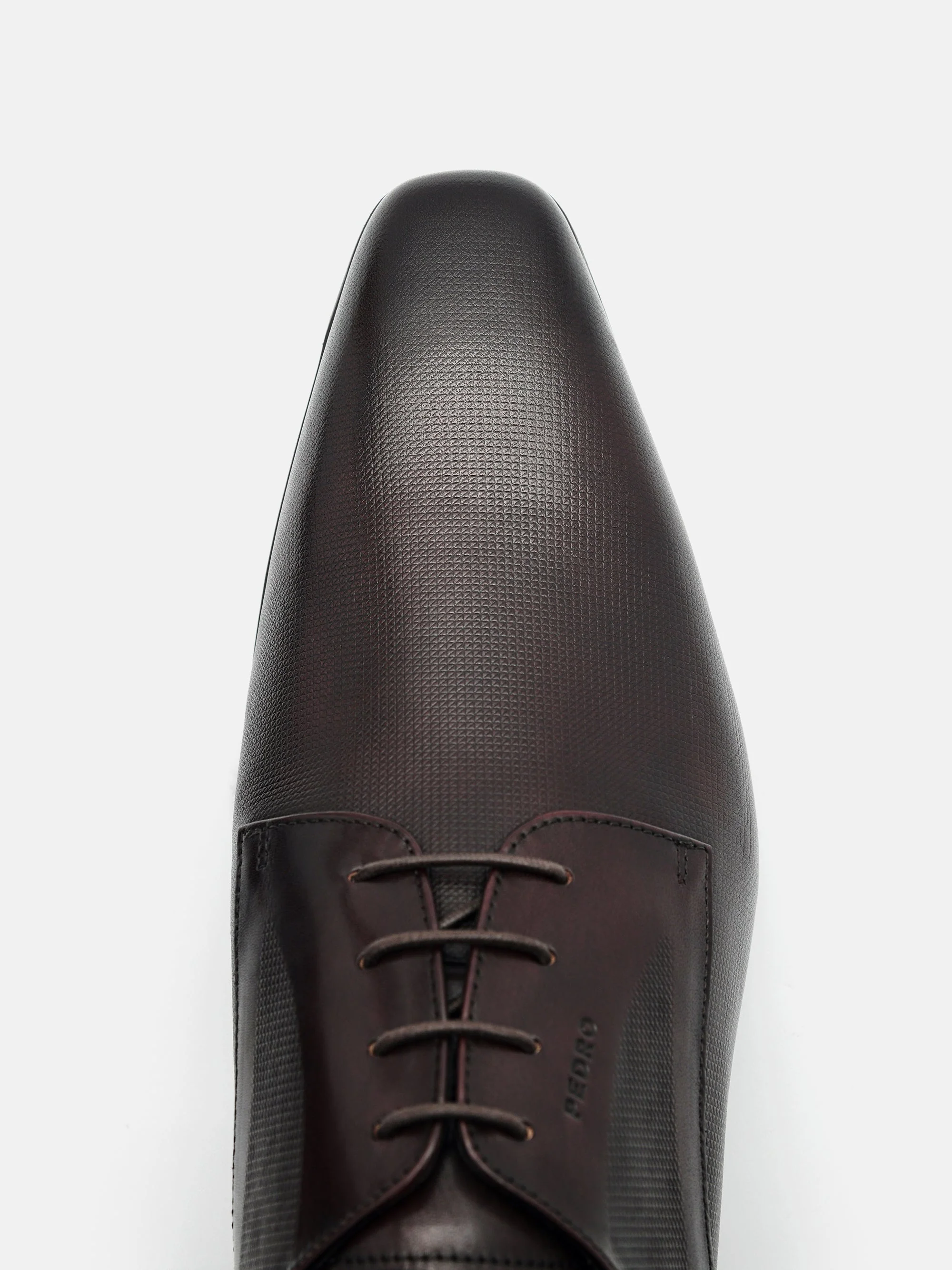 Altitude Lightweight Embossed Leather Derby Shoes - Image 5