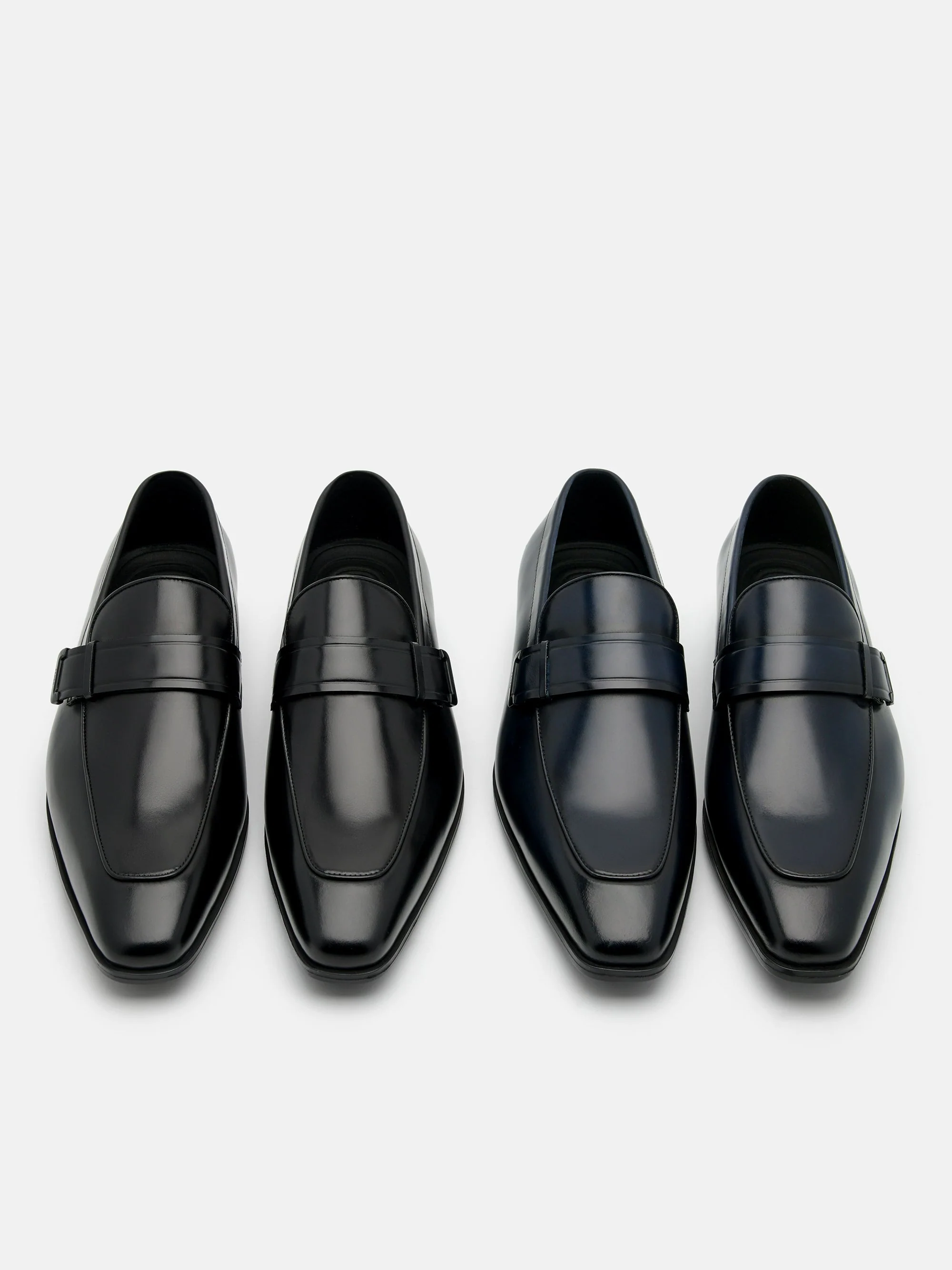 Altitude Lightweight Leather Penny Loafers - Image 12