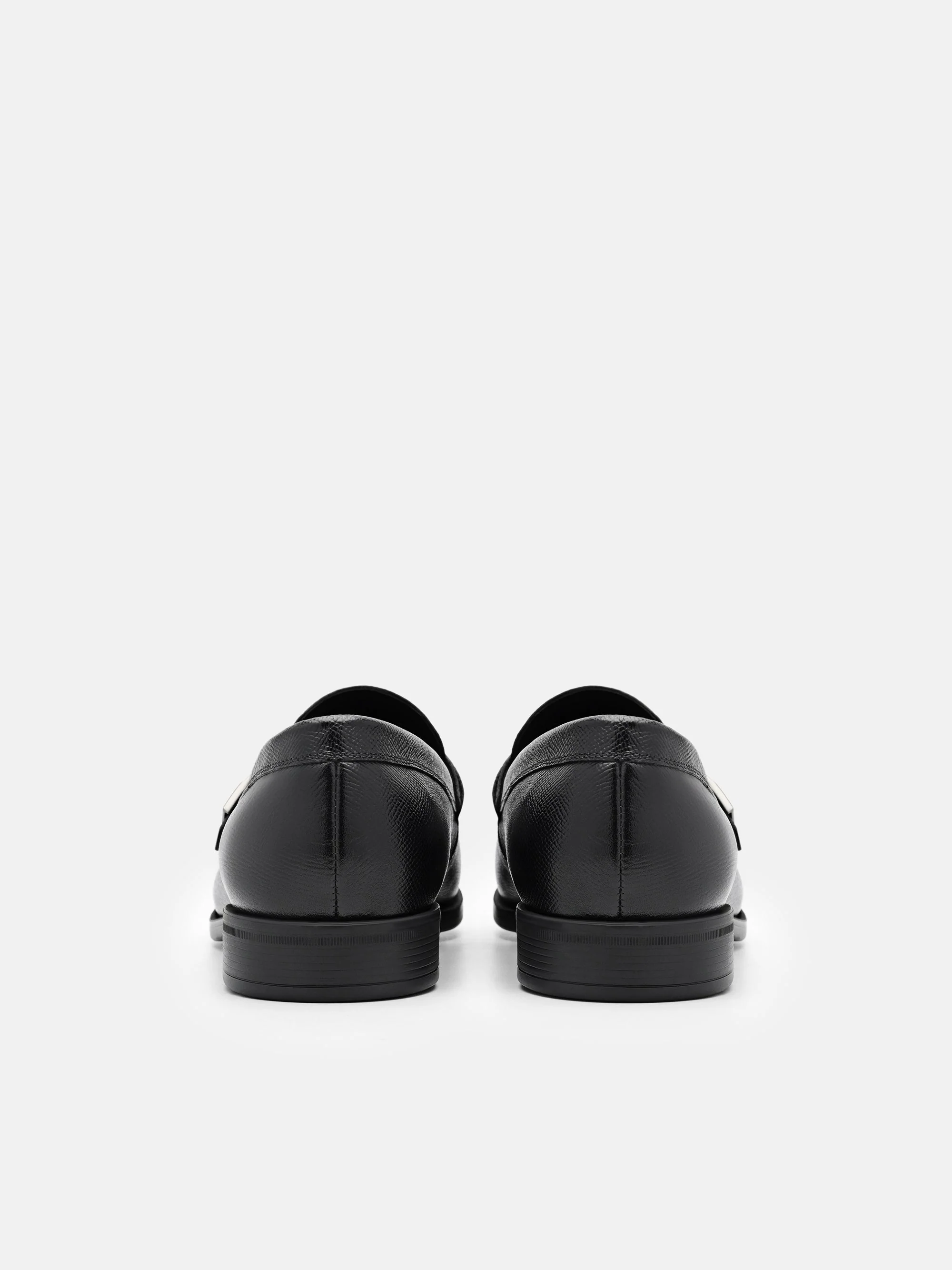 Altitude Embossed Leather Loafers - Image 7