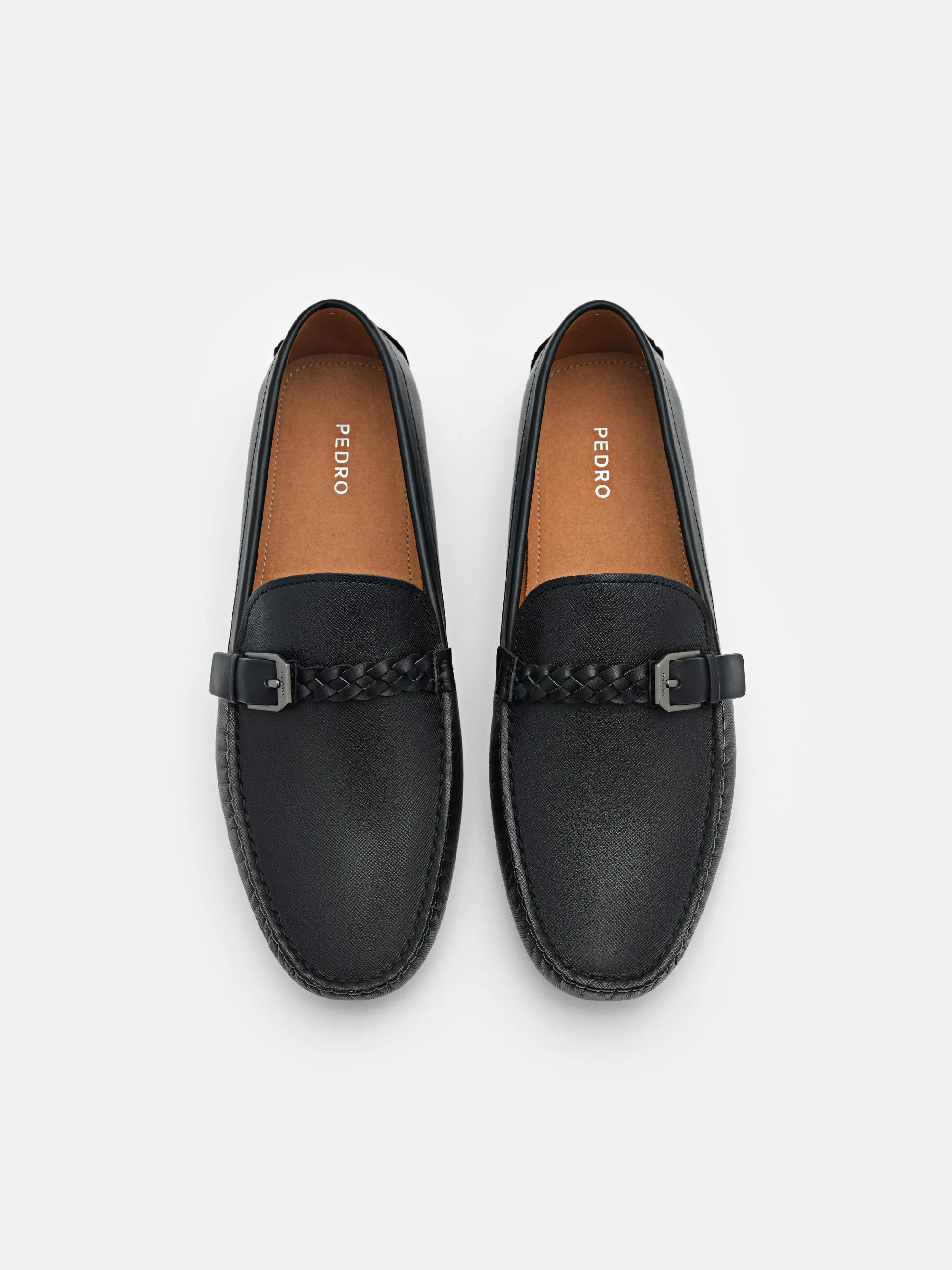 Saffiano Leather Driving Shoes - Image 8