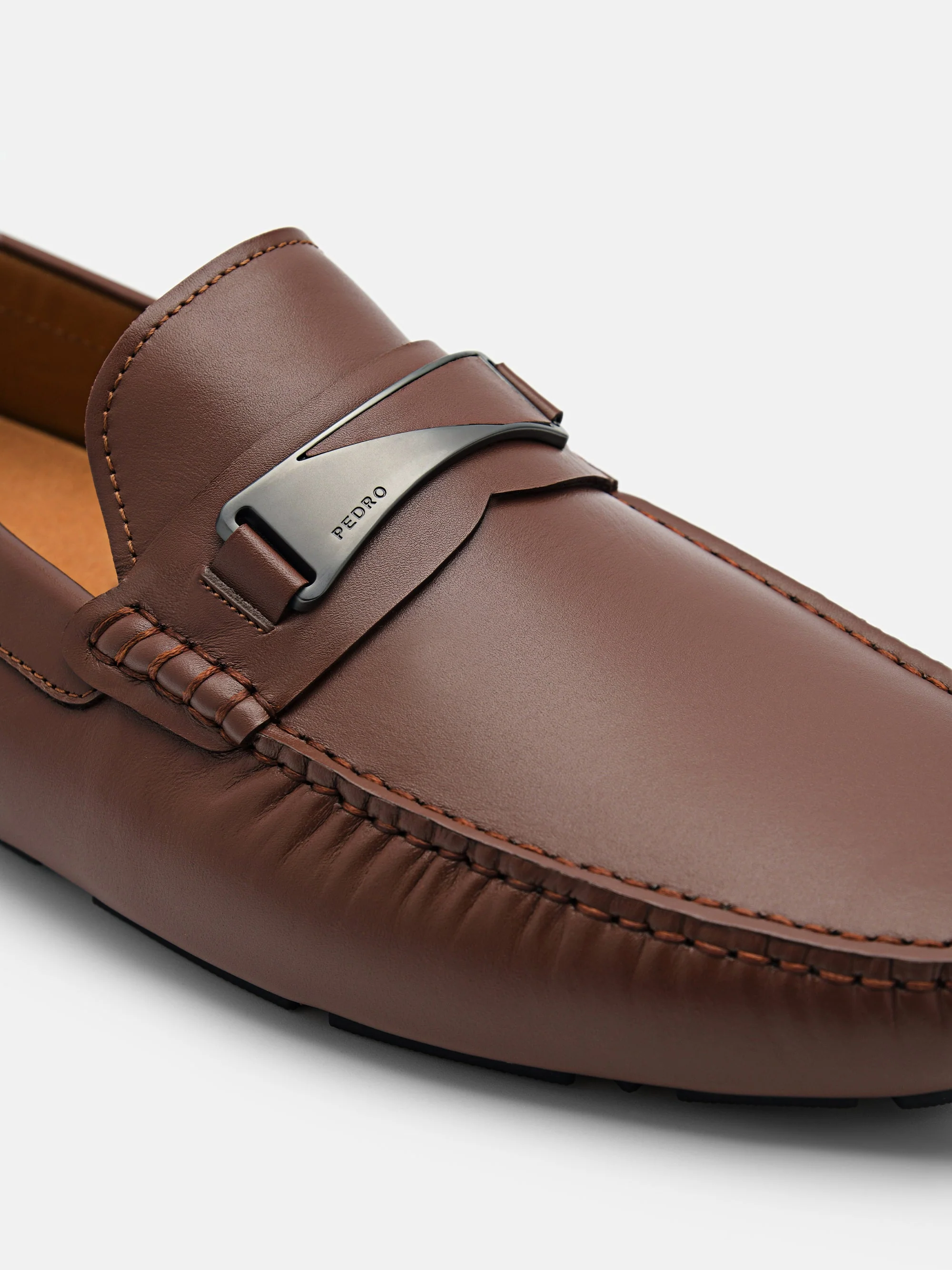 Edge Leather Driving Shoes - Image 5