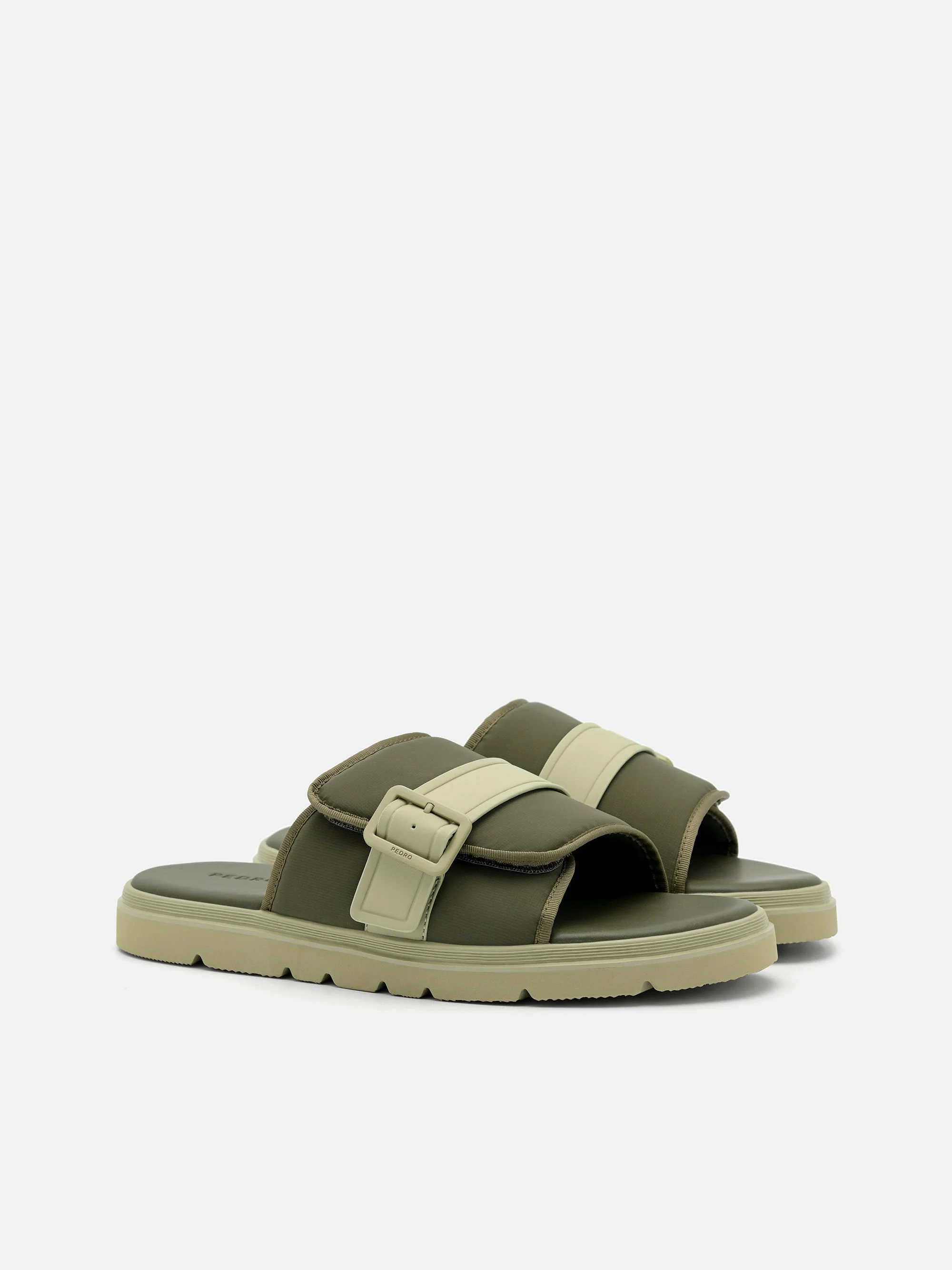 Fabric Slide Sandals - Image 2