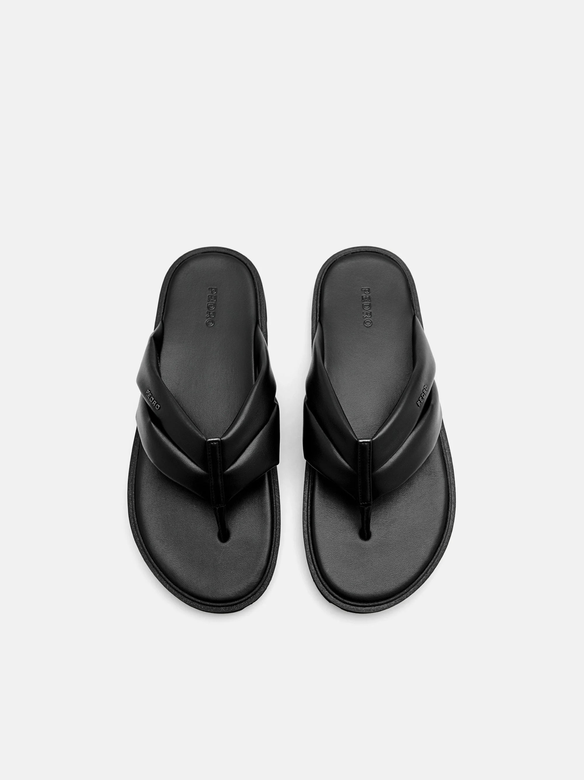 Pleated Thong Sandals - Image 4