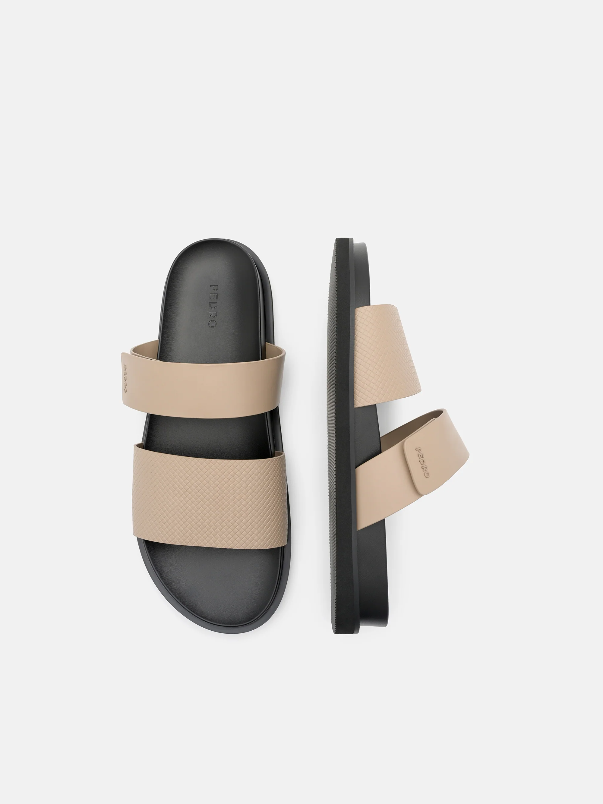 Embossed Slide Sandals - Image 5
