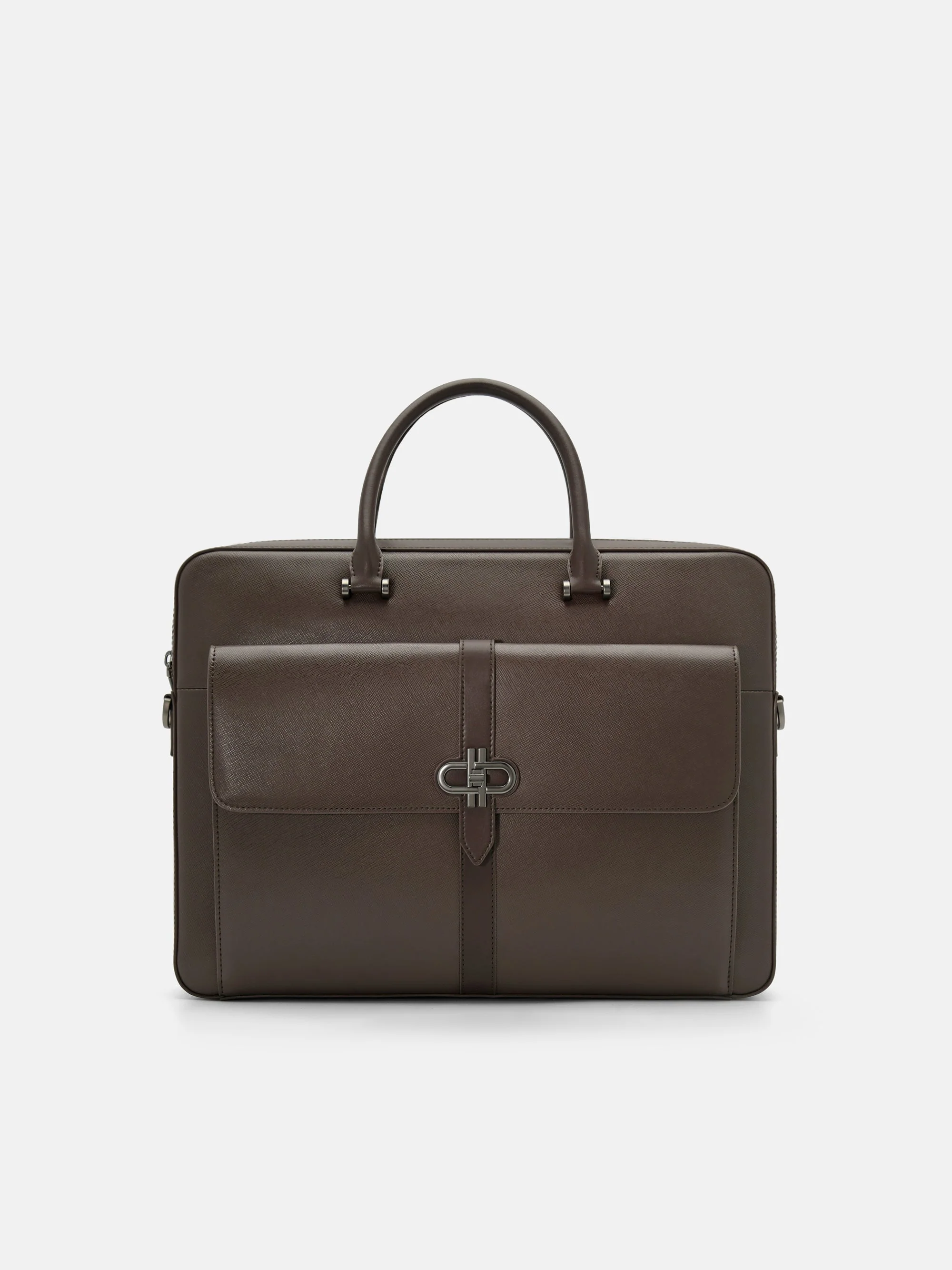 Saffiano Leather Briefcase - Image 16