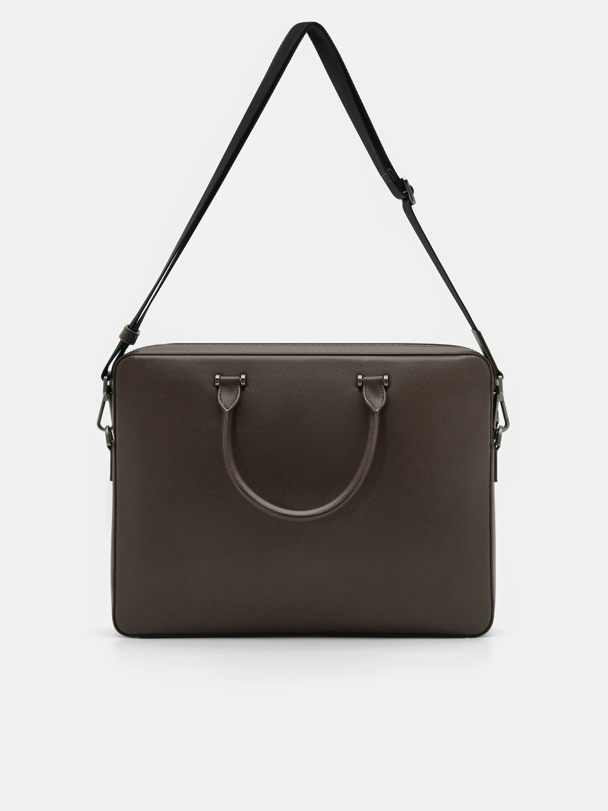 Saffiano Leather Briefcase - Image 18