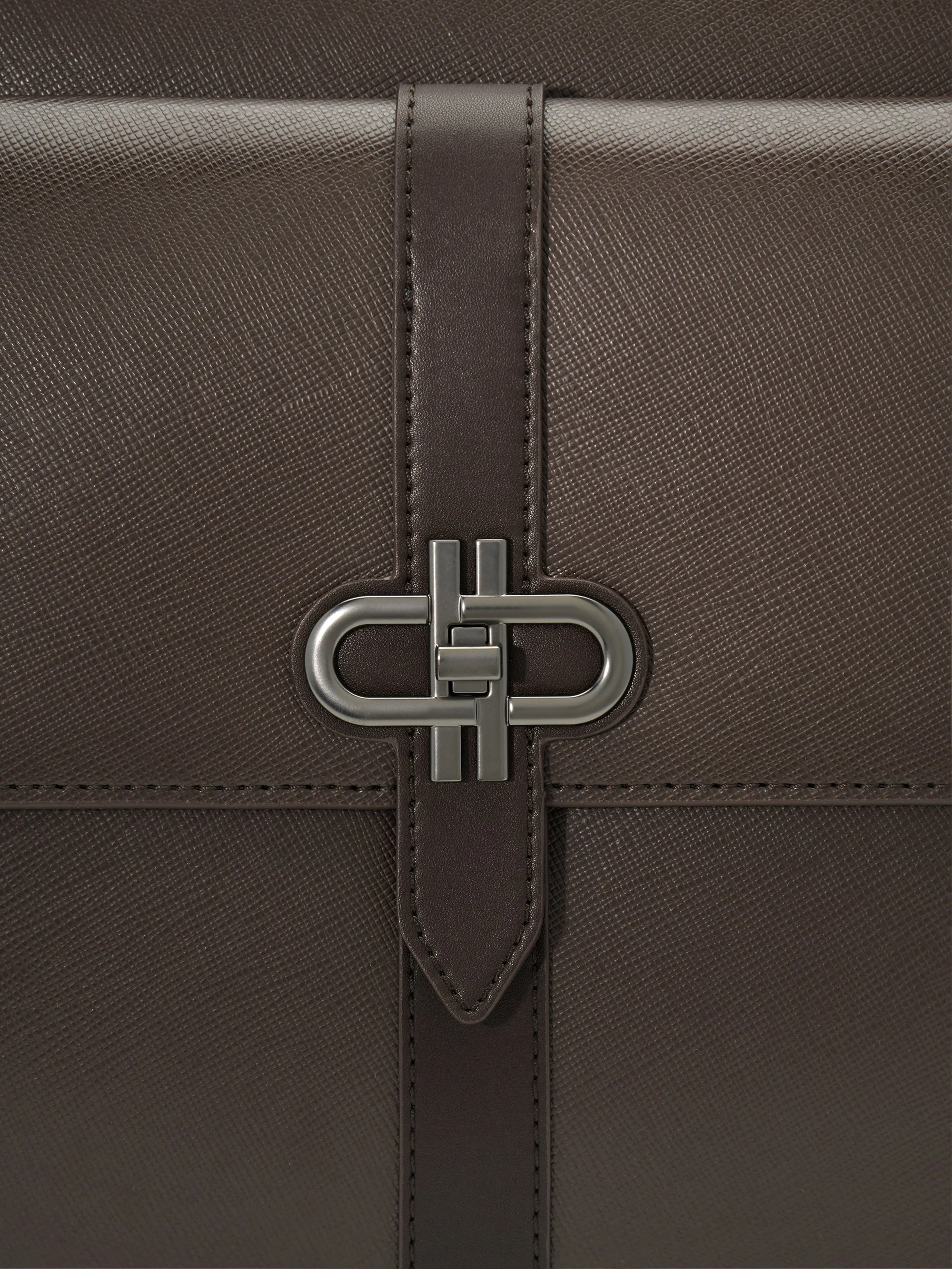 Saffiano Leather Briefcase - Image 3