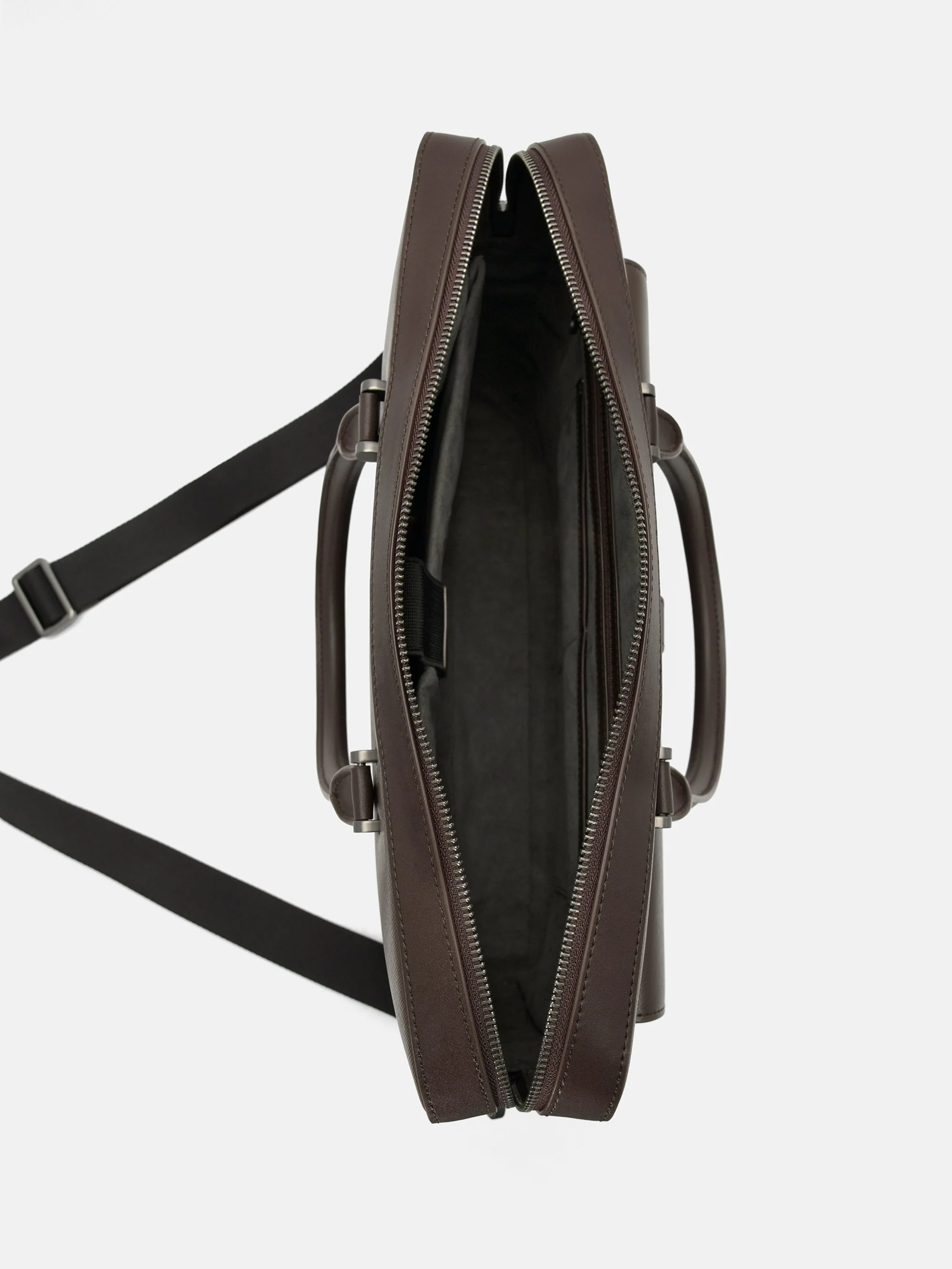Saffiano Leather Briefcase - Image 4