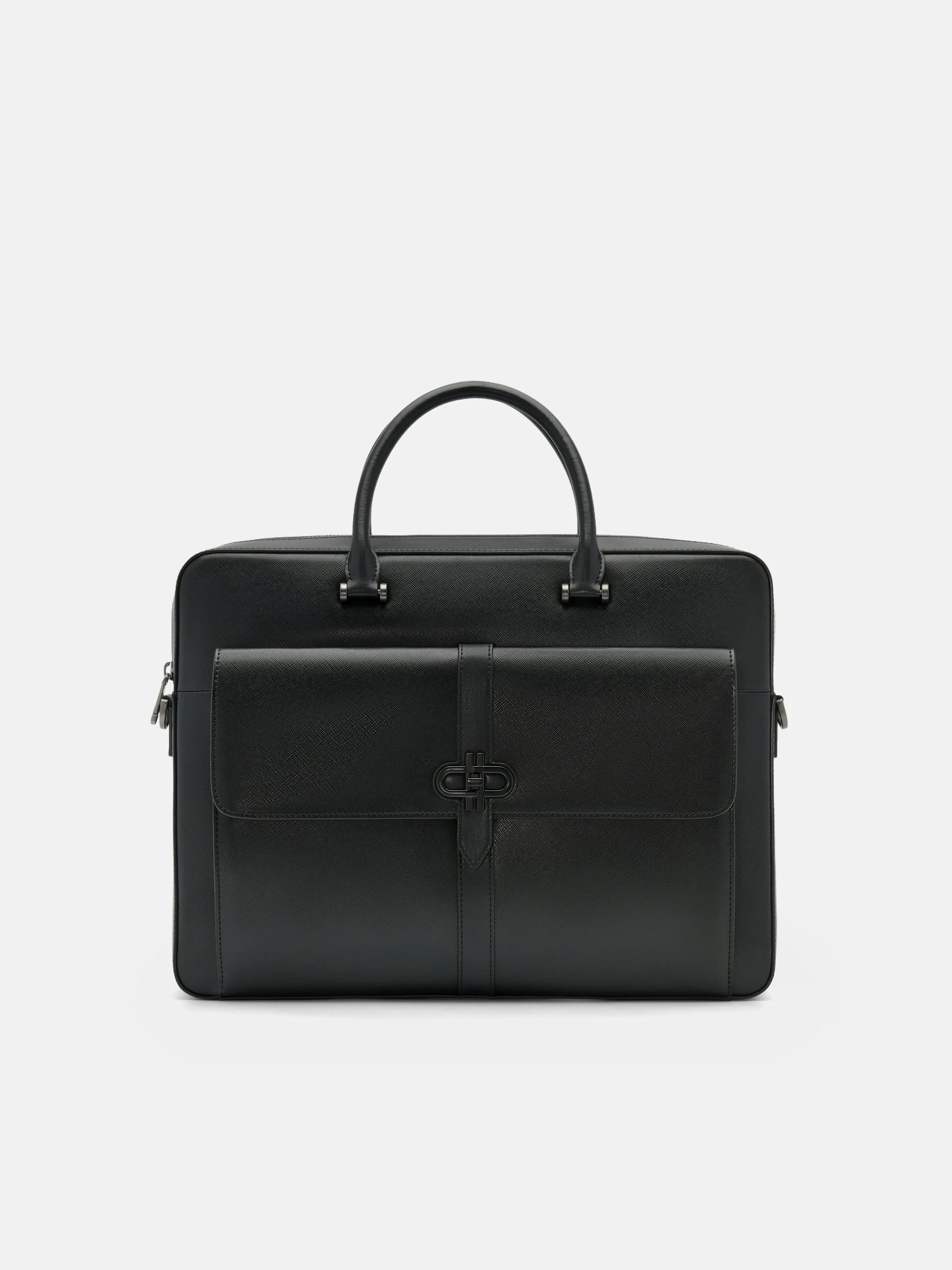 Saffiano Leather Briefcase - Image 5