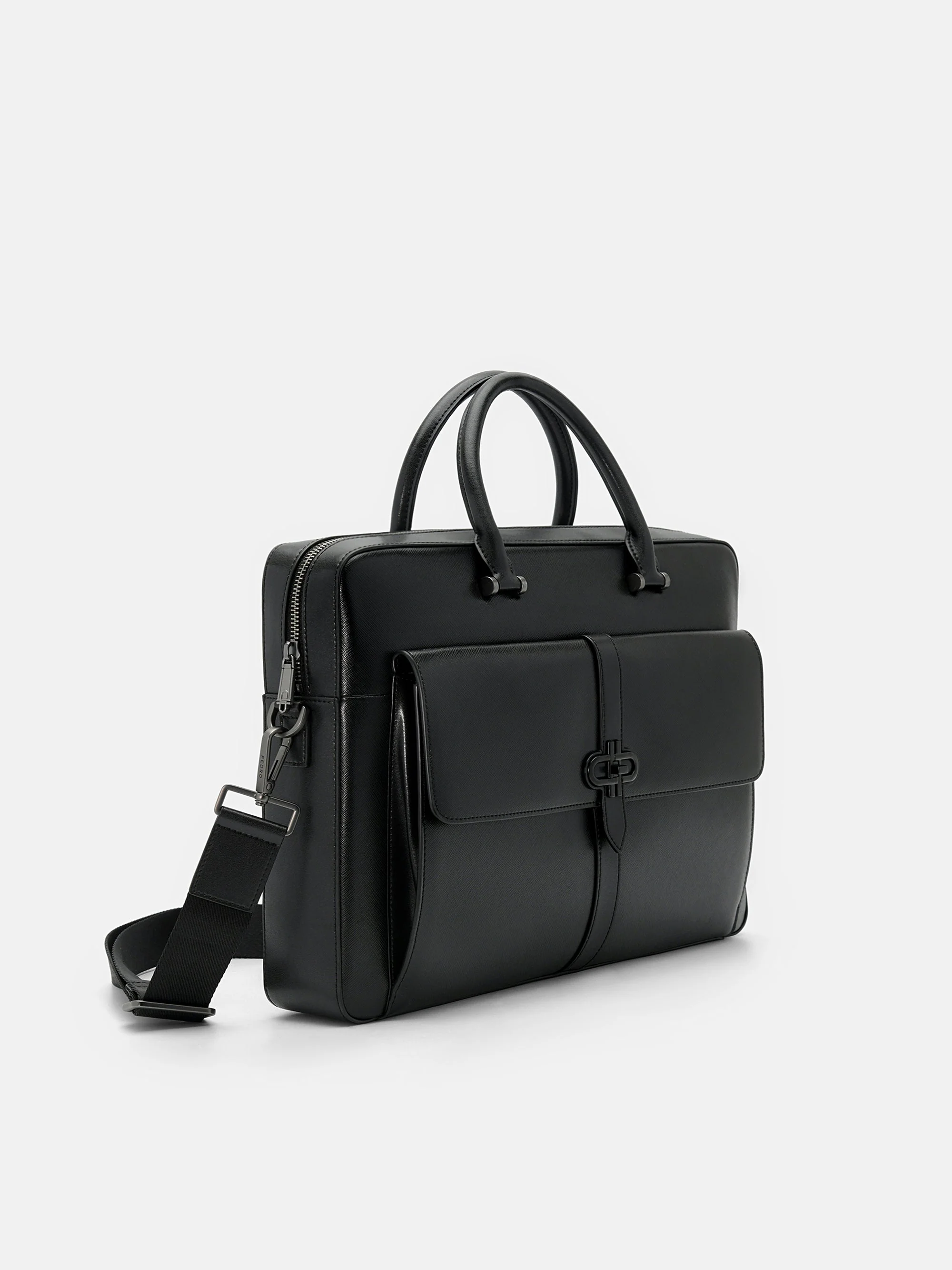Saffiano Leather Briefcase - Image 6