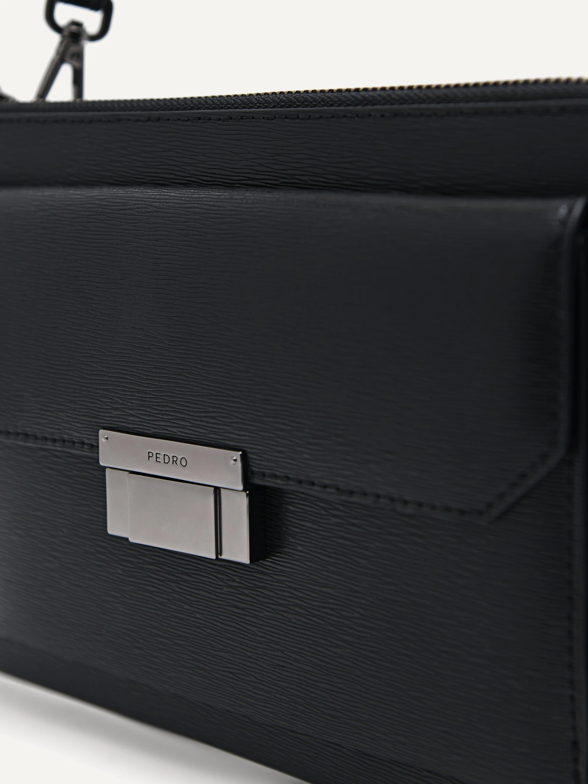 Small Leather Clutch Bag - Image 11
