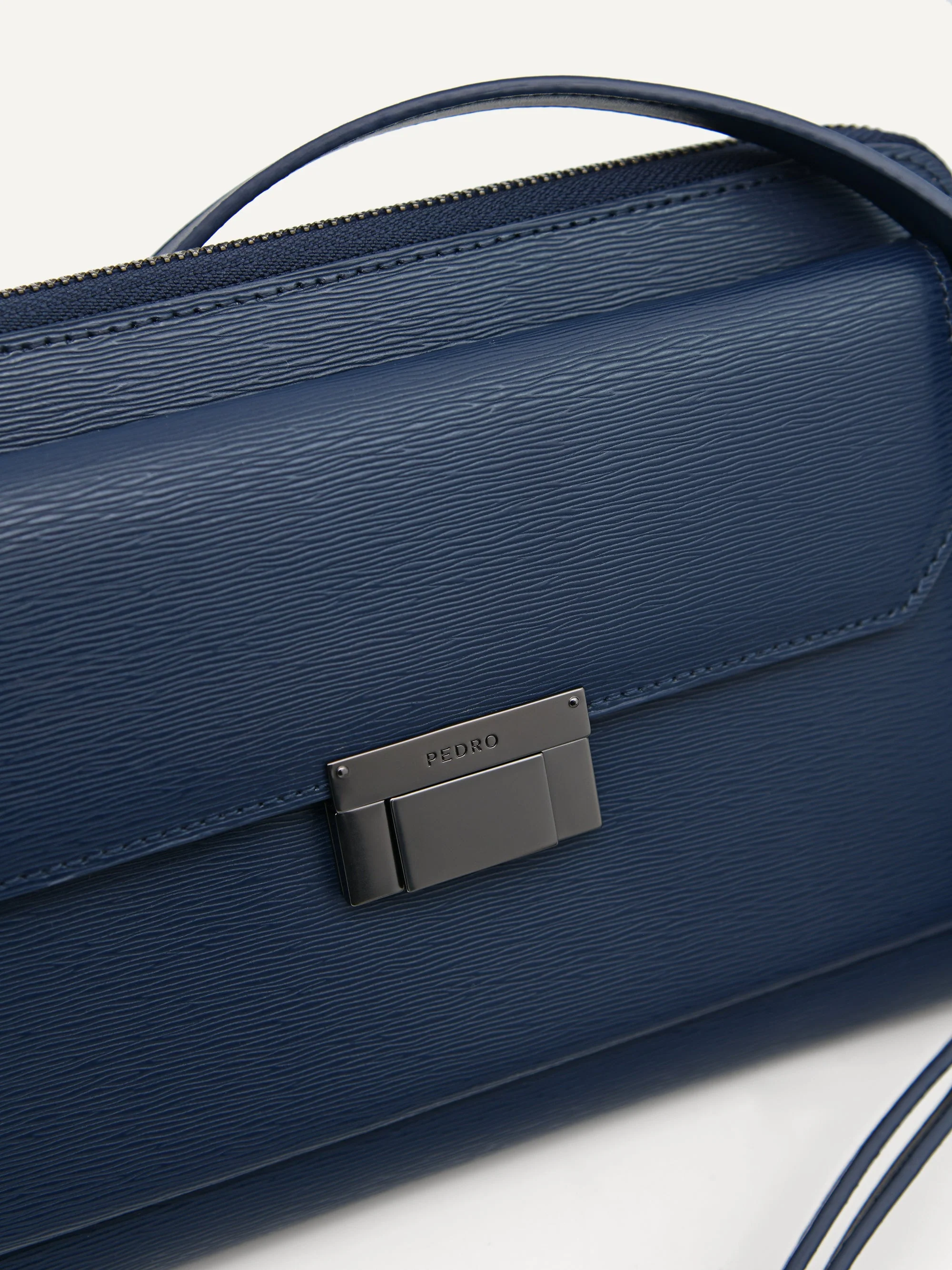 Small Leather Clutch Bag - Image 5