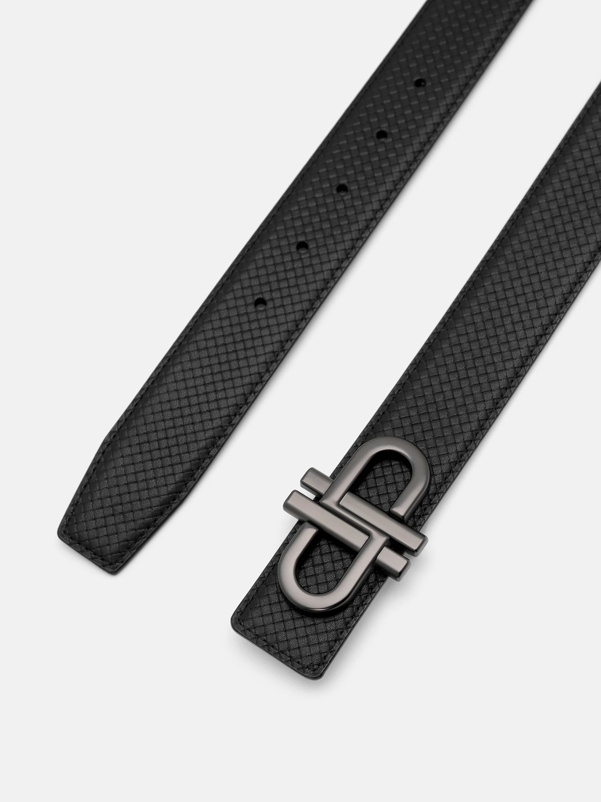 Leather Reversible Tang Belt - Image 8
