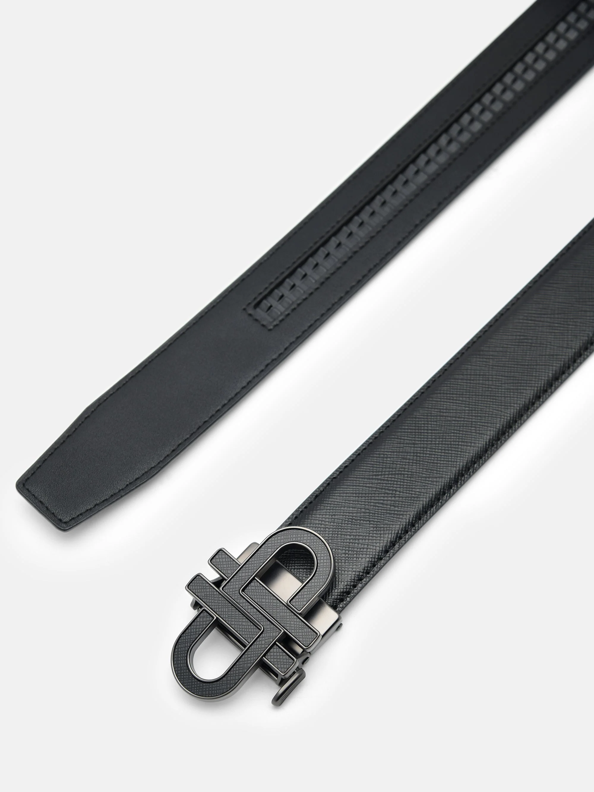 PEDRO Icon Saffiano Leather Automatic Belt - Image 4