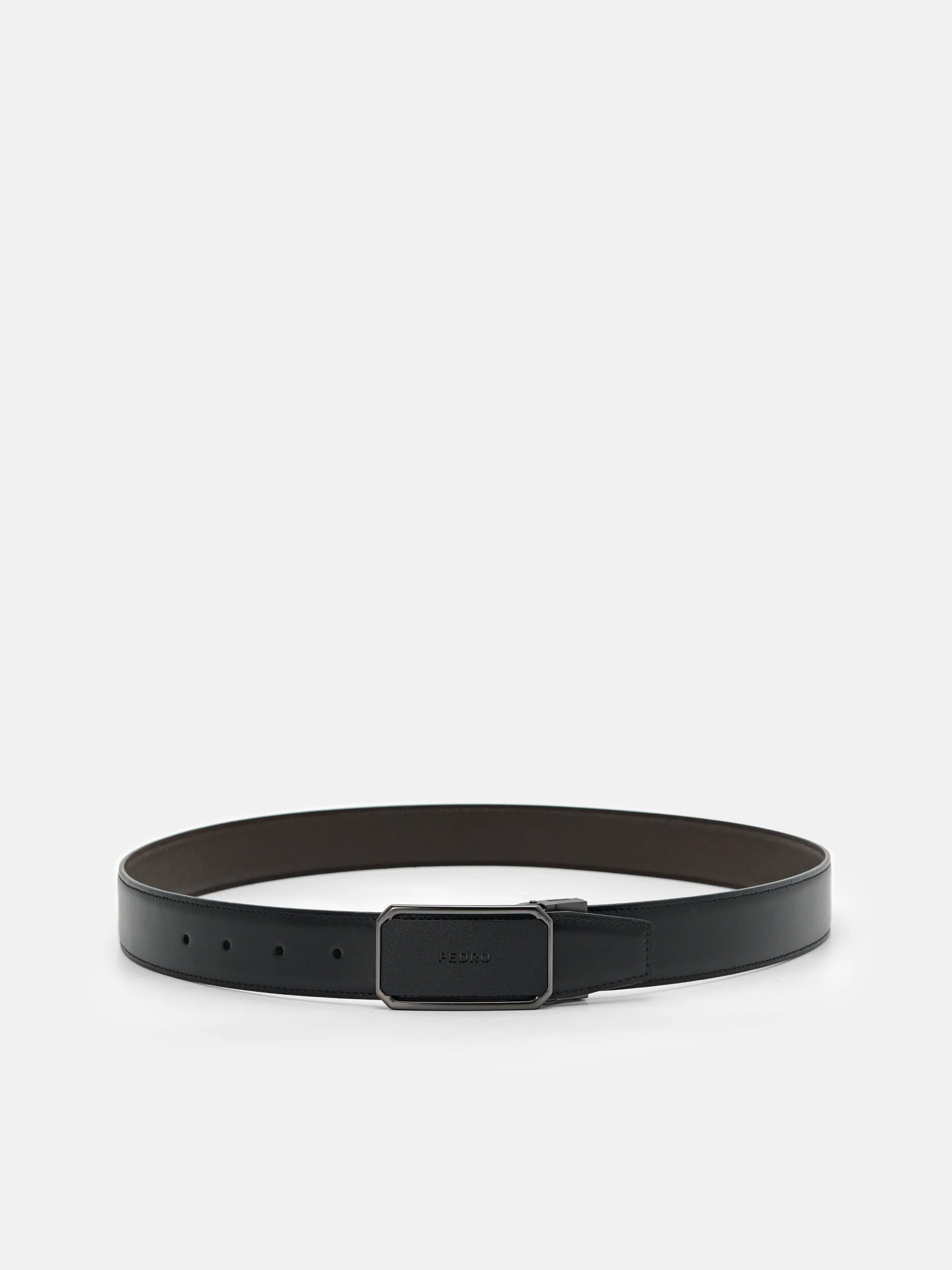 Leather Reversible Tang Belt - Image 4