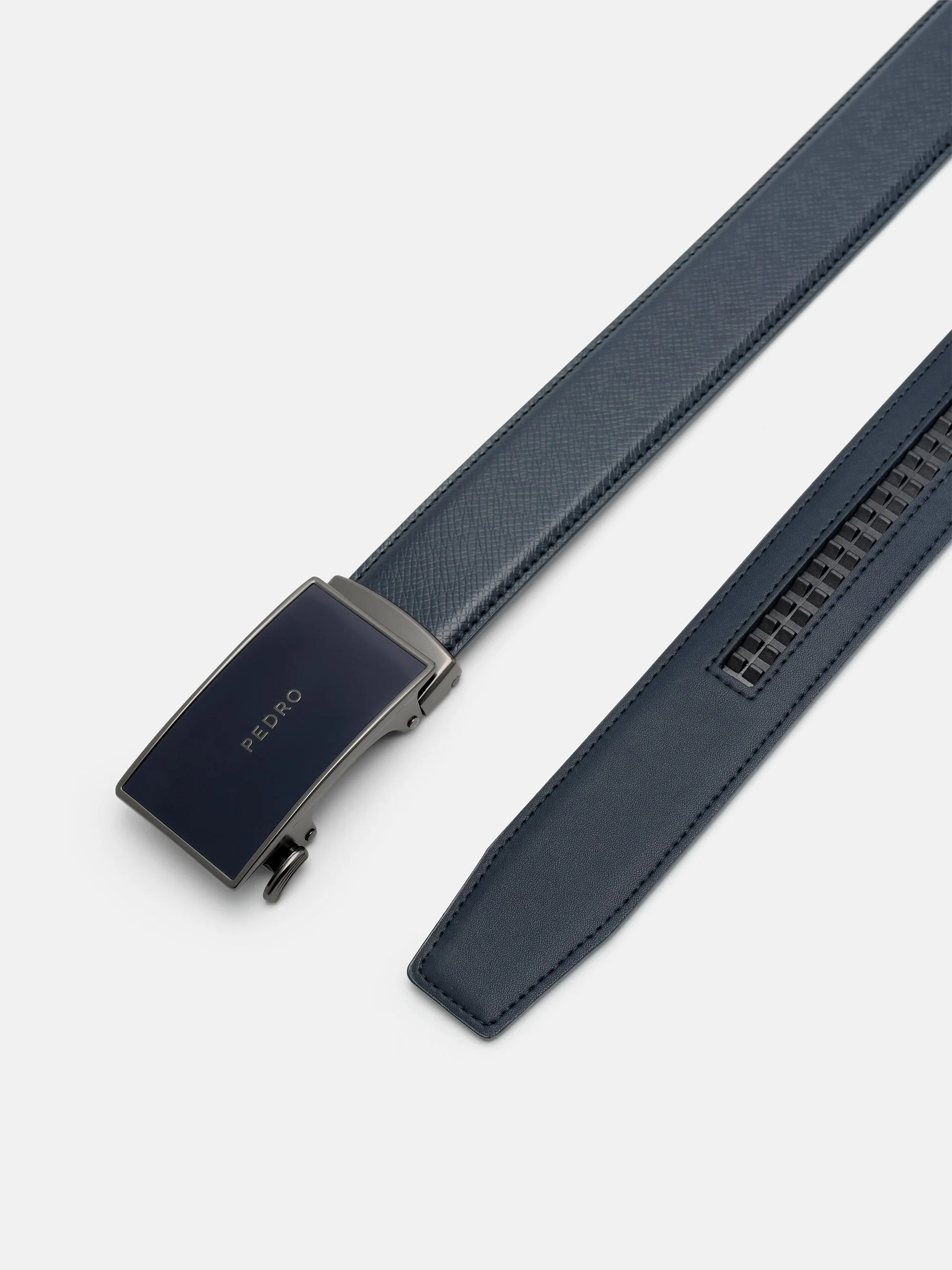 Embossed Leather Automatic Belt - Image 4