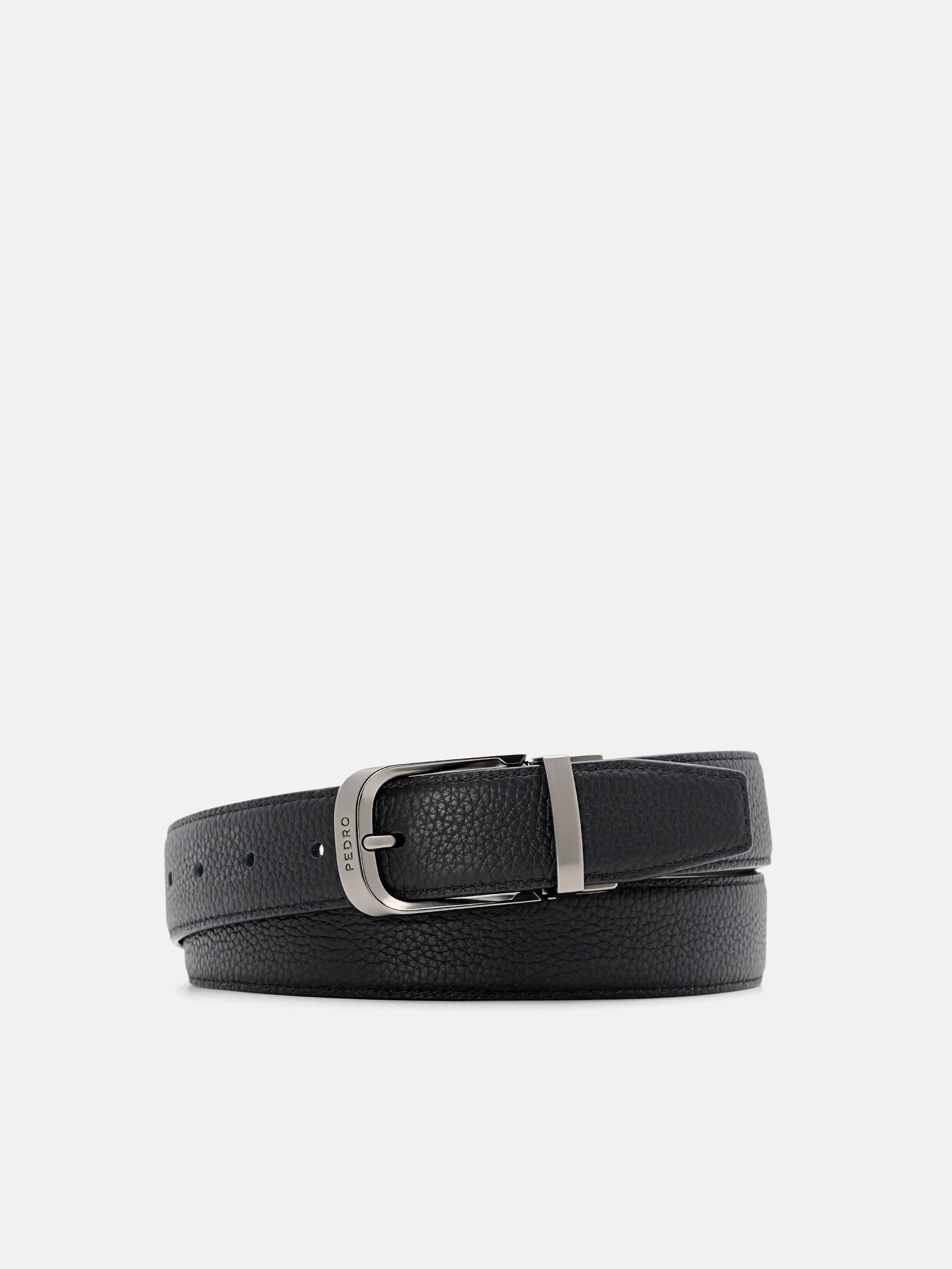 Leather Reversible Pin Belt
