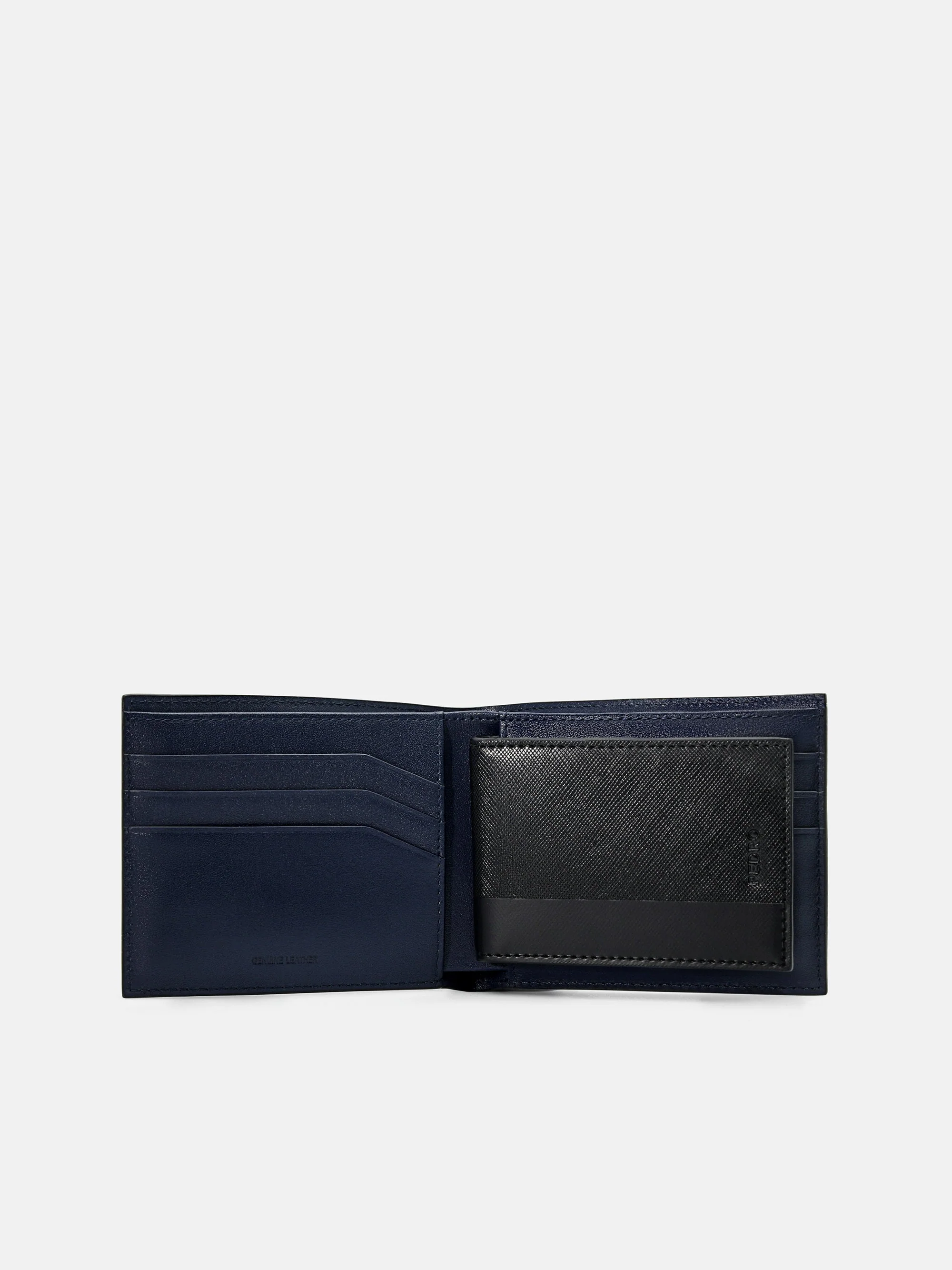 Saffiano Leather Bi-Fold Wallet with Insert - Image 7