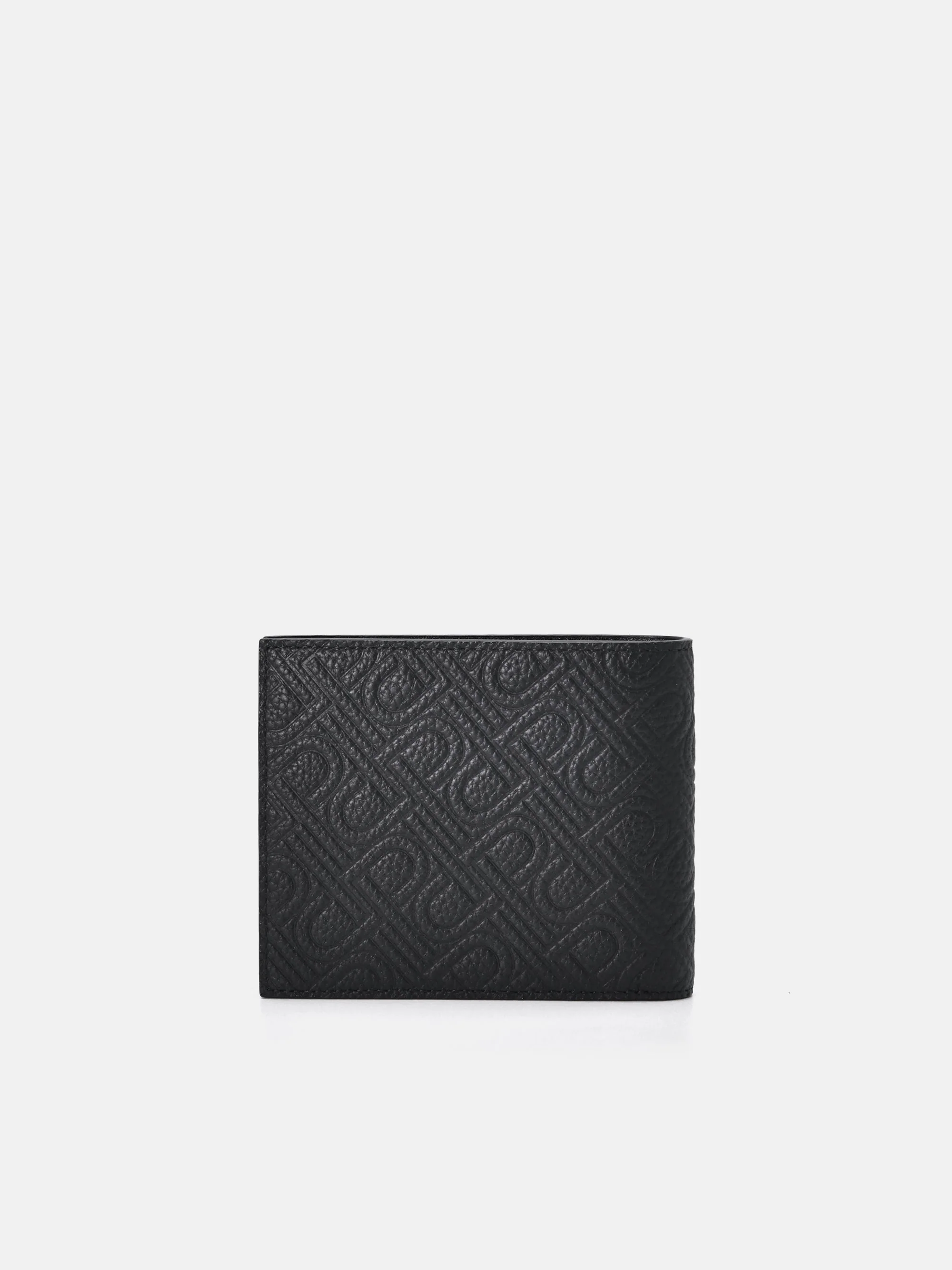 Embossed Leather Bi-Fold Flip Wallet - Image 3