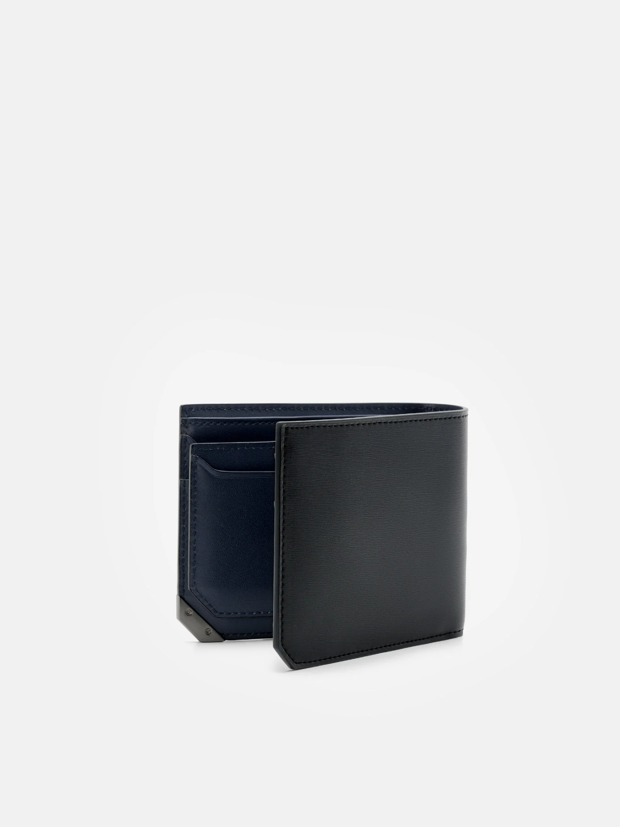 Leather Bi-Fold Wallet with Insert - Image 2