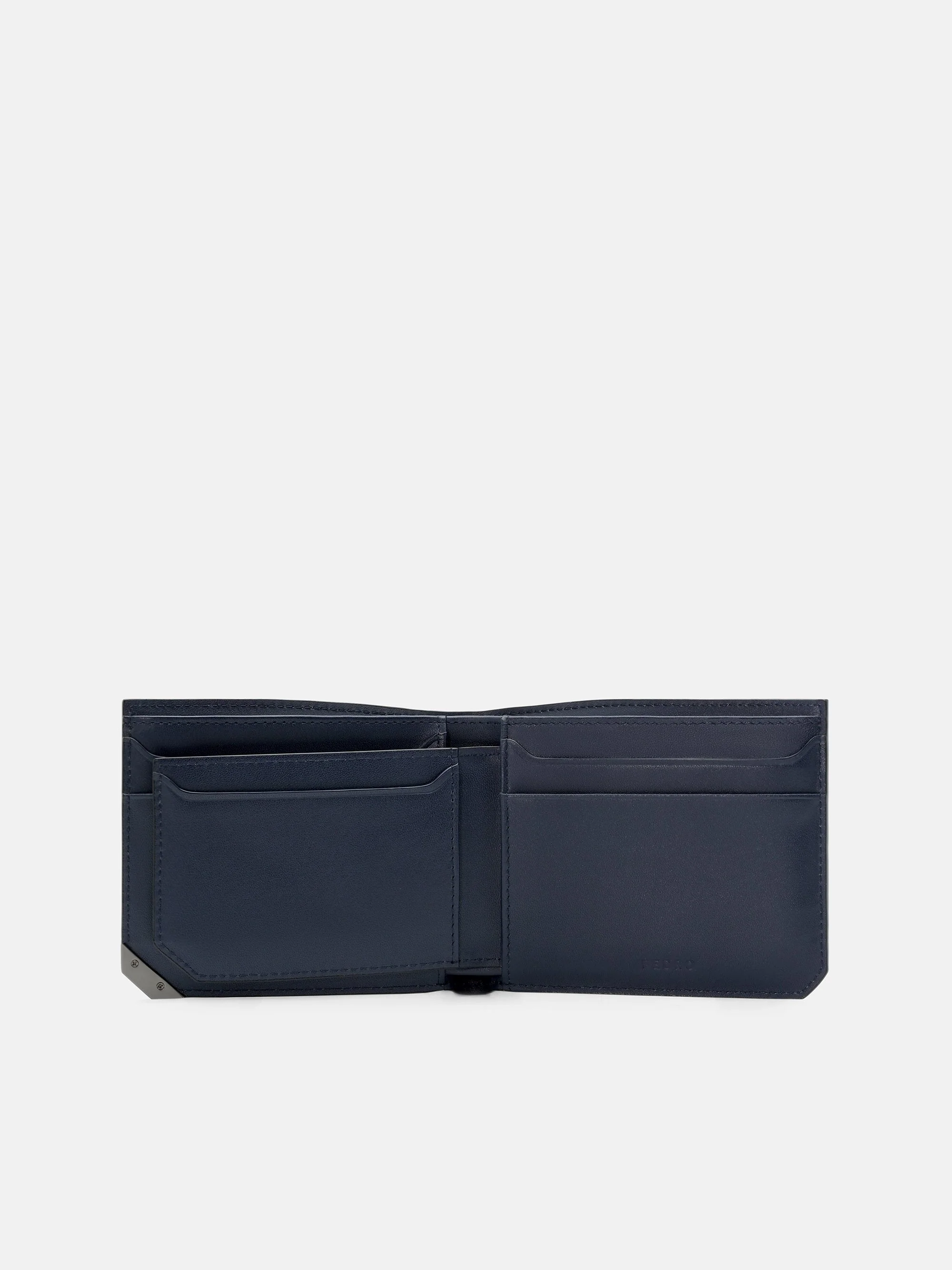 Leather Bi-Fold Wallet with Insert - Image 4