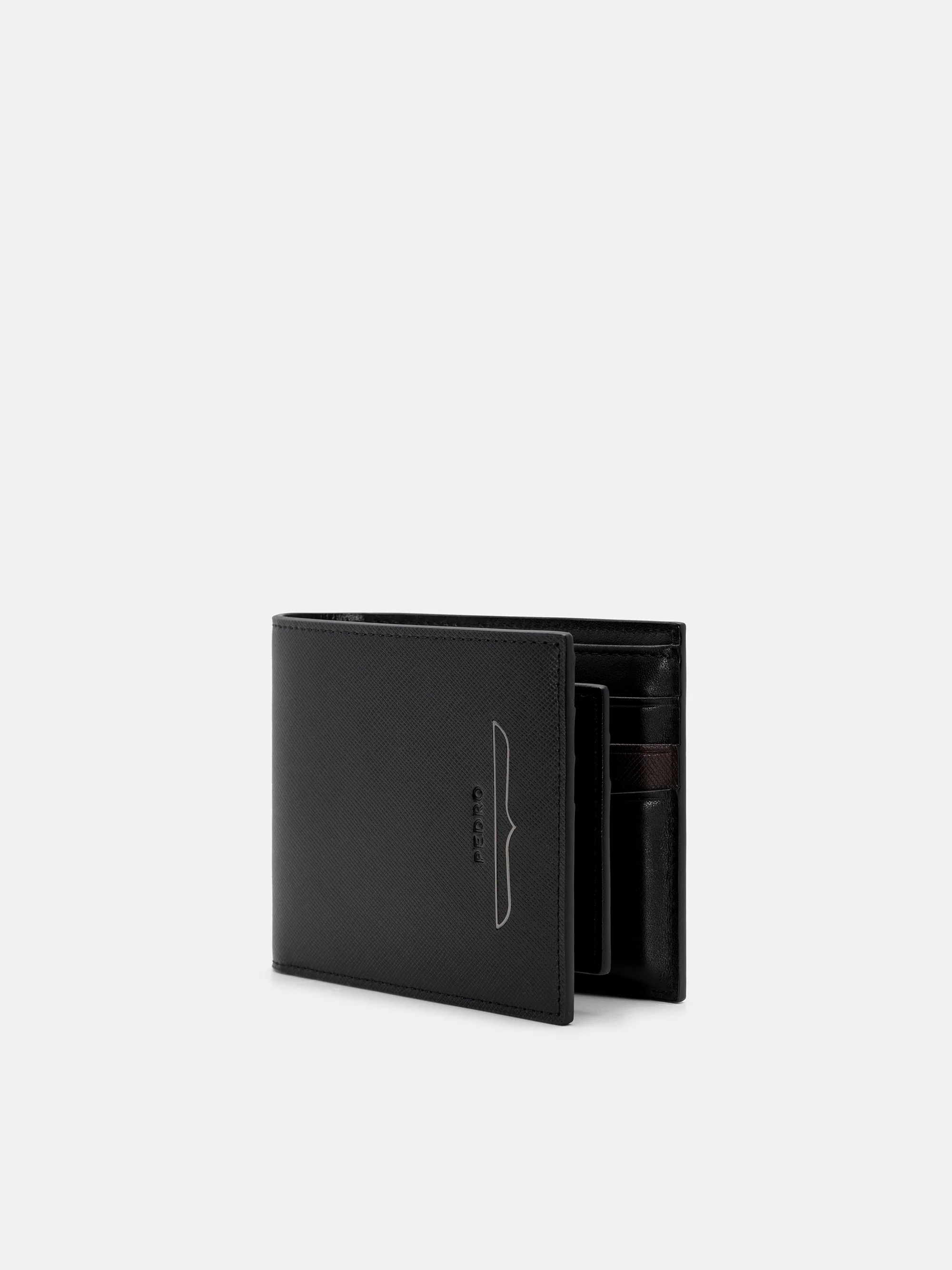 Saffiano Leather Bi-Fold Wallet with Insert - Image 6