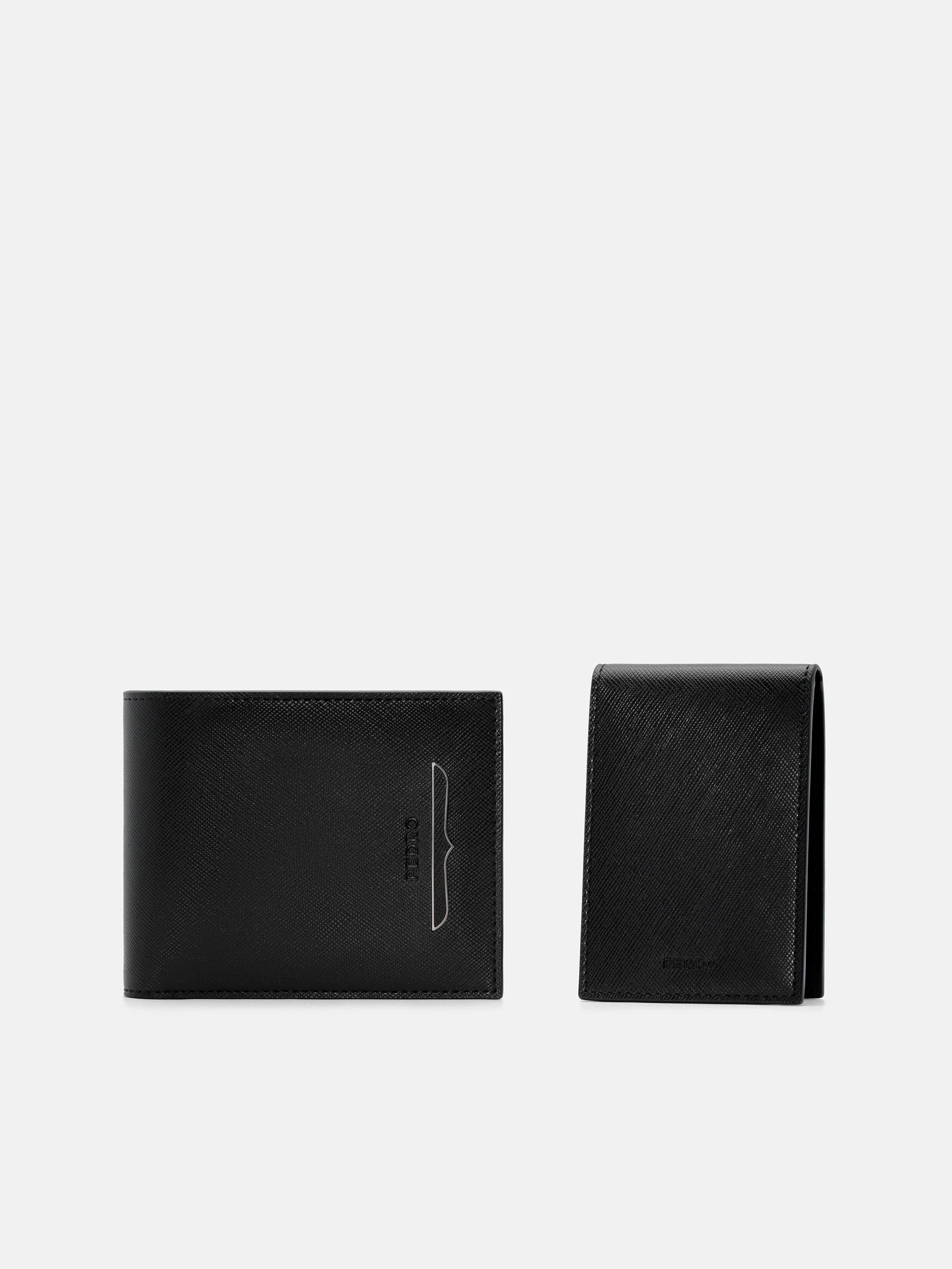 Saffiano Leather Bi-Fold Wallet with Insert - Image 7