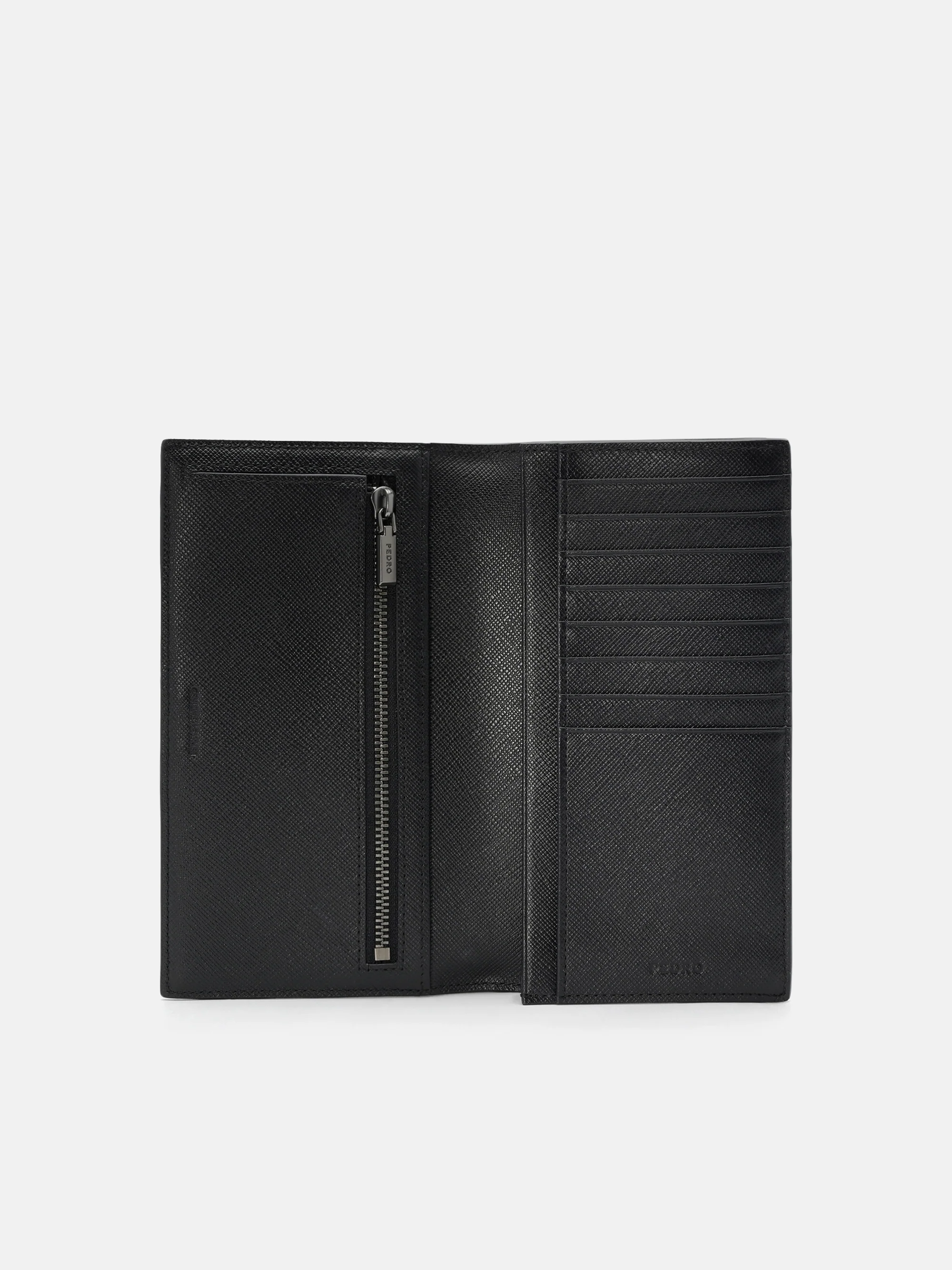 Saffiano Leather Bi-Fold Flip Wallet - Image 4