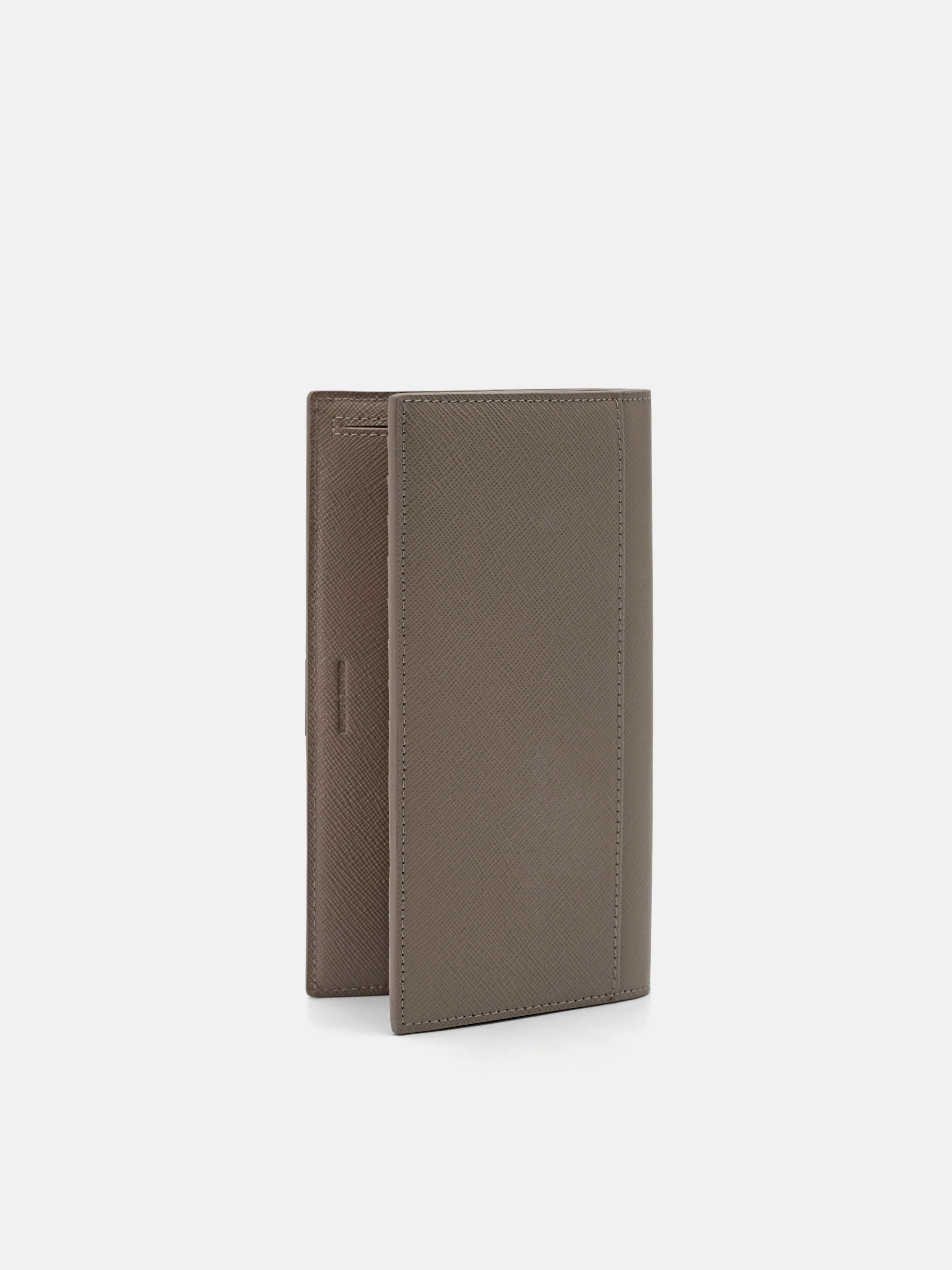 Saffiano Leather Bi-Fold Flip Wallet - Image 6