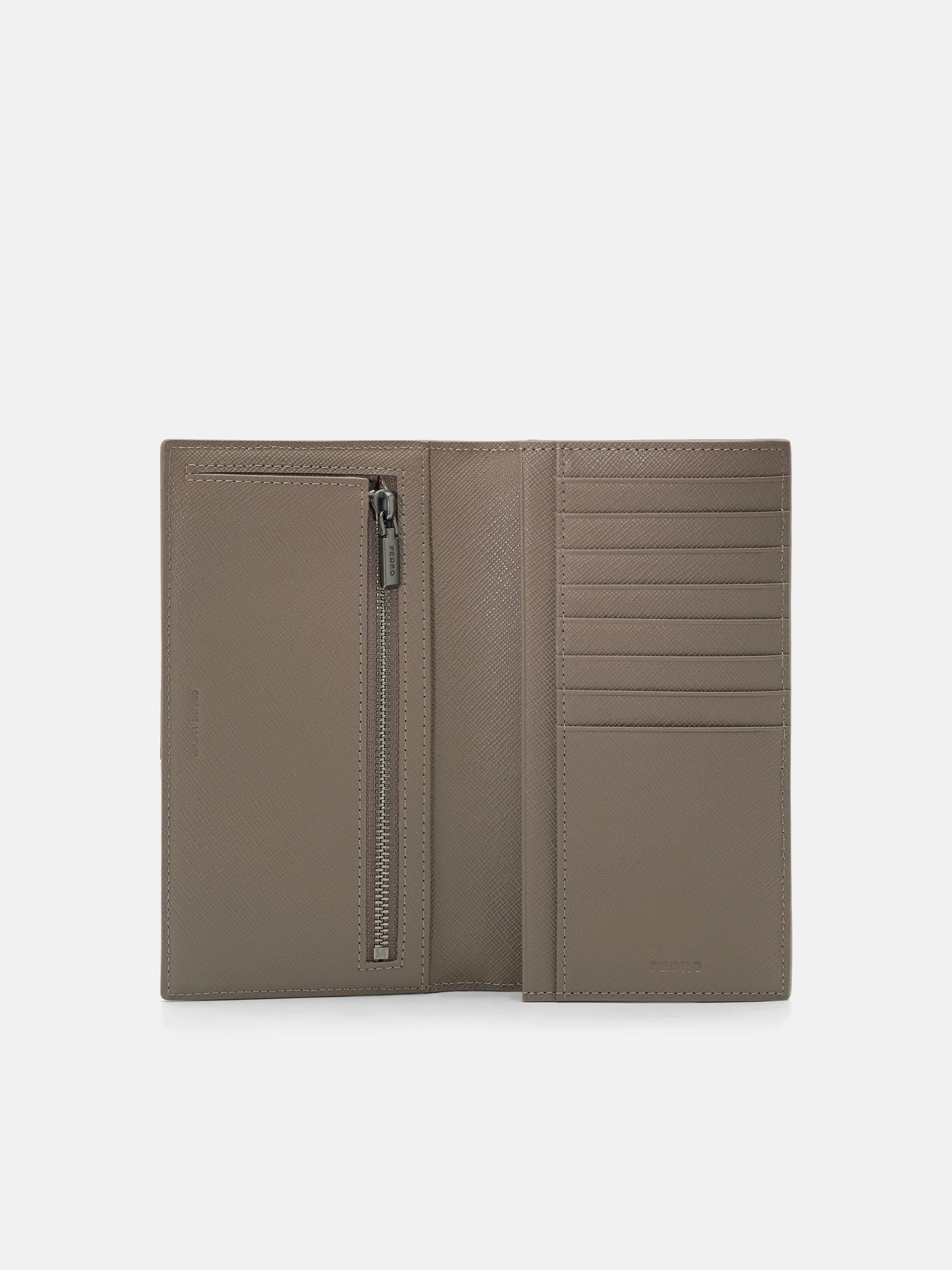 Saffiano Leather Bi-Fold Flip Wallet - Image 8