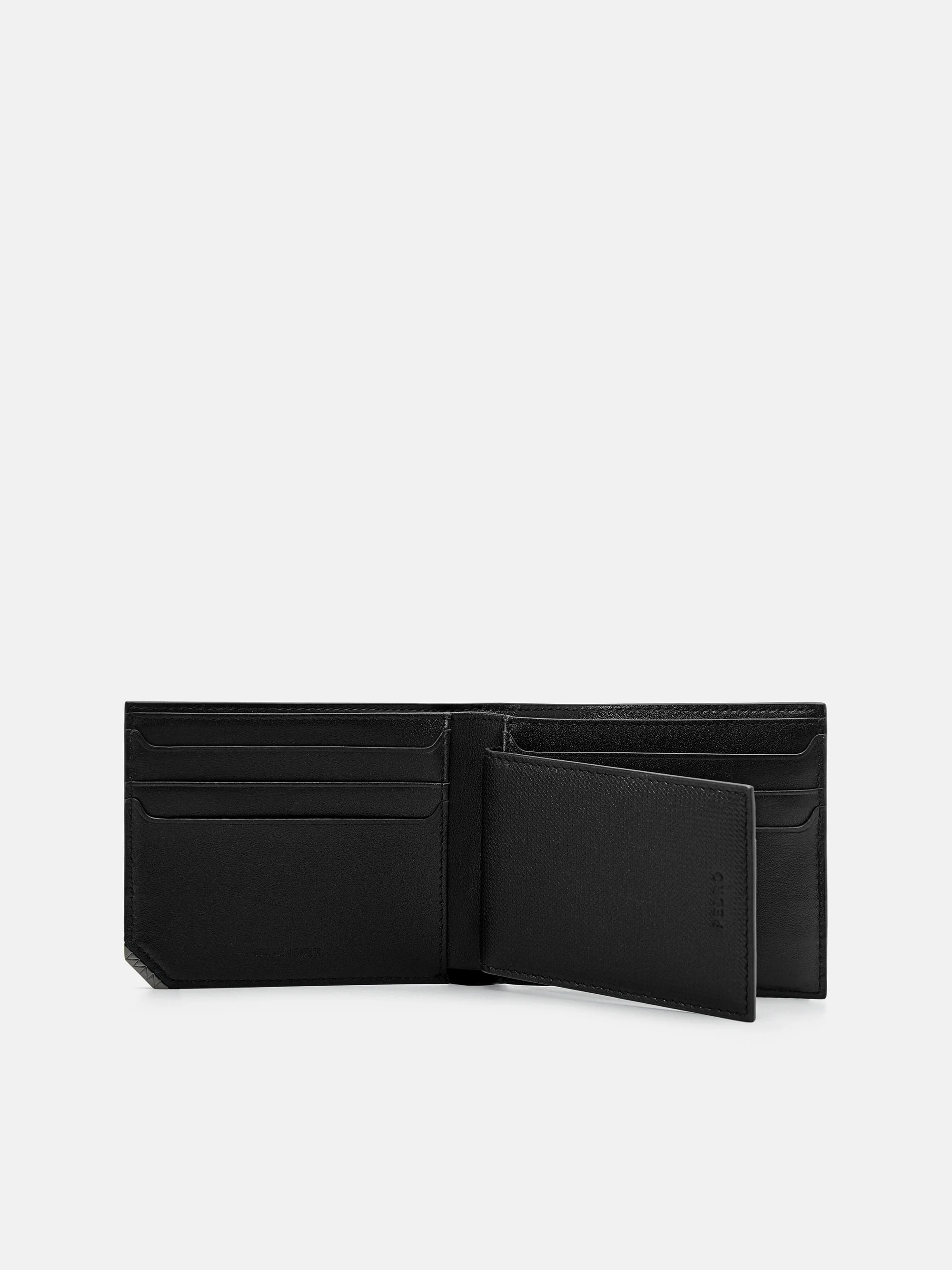 Leather Bi-Fold Wallet with Insert in Pixel - Image 3