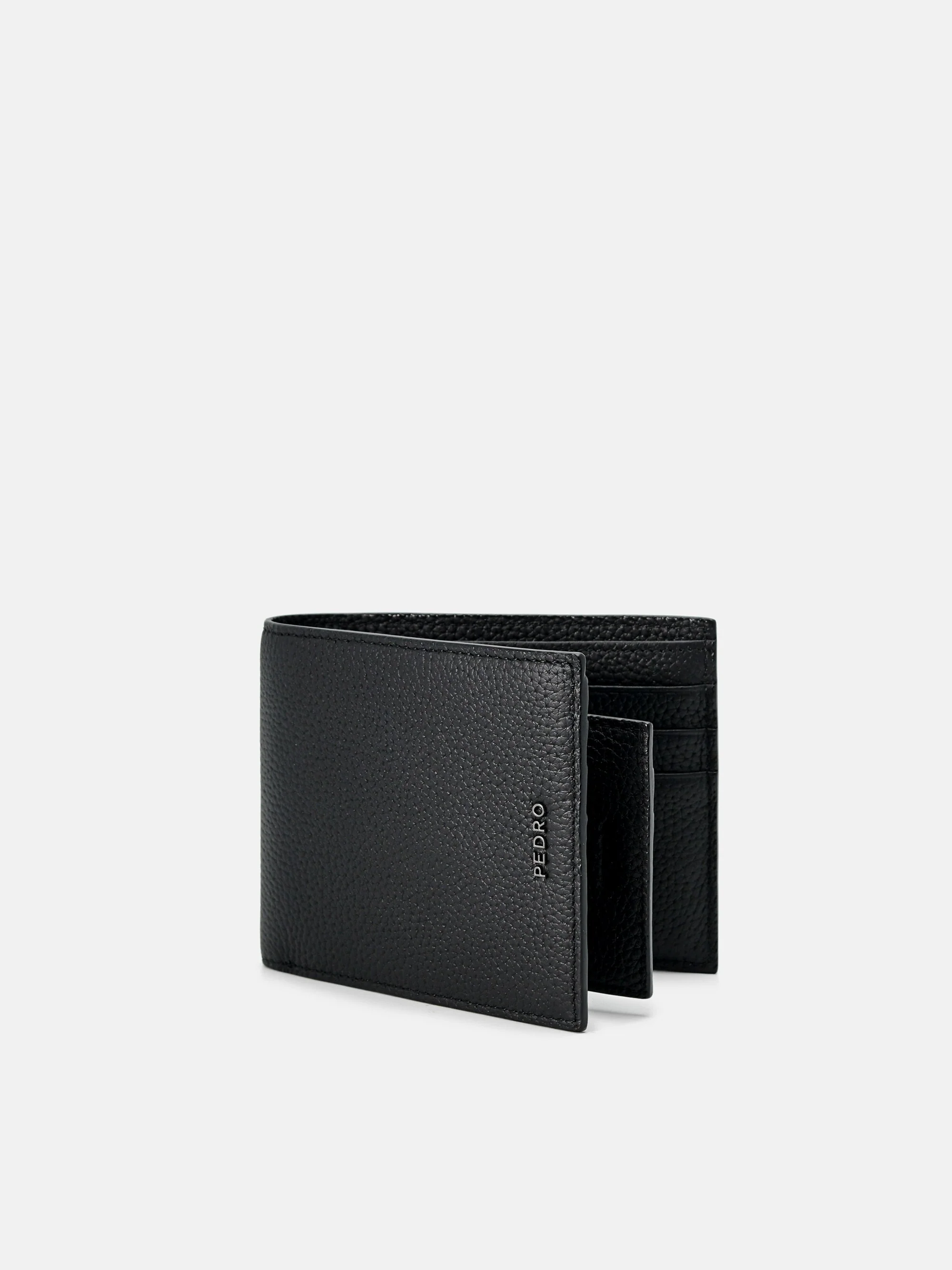 Embossed Leather Bi-Fold Wallet with Insert - Image 2