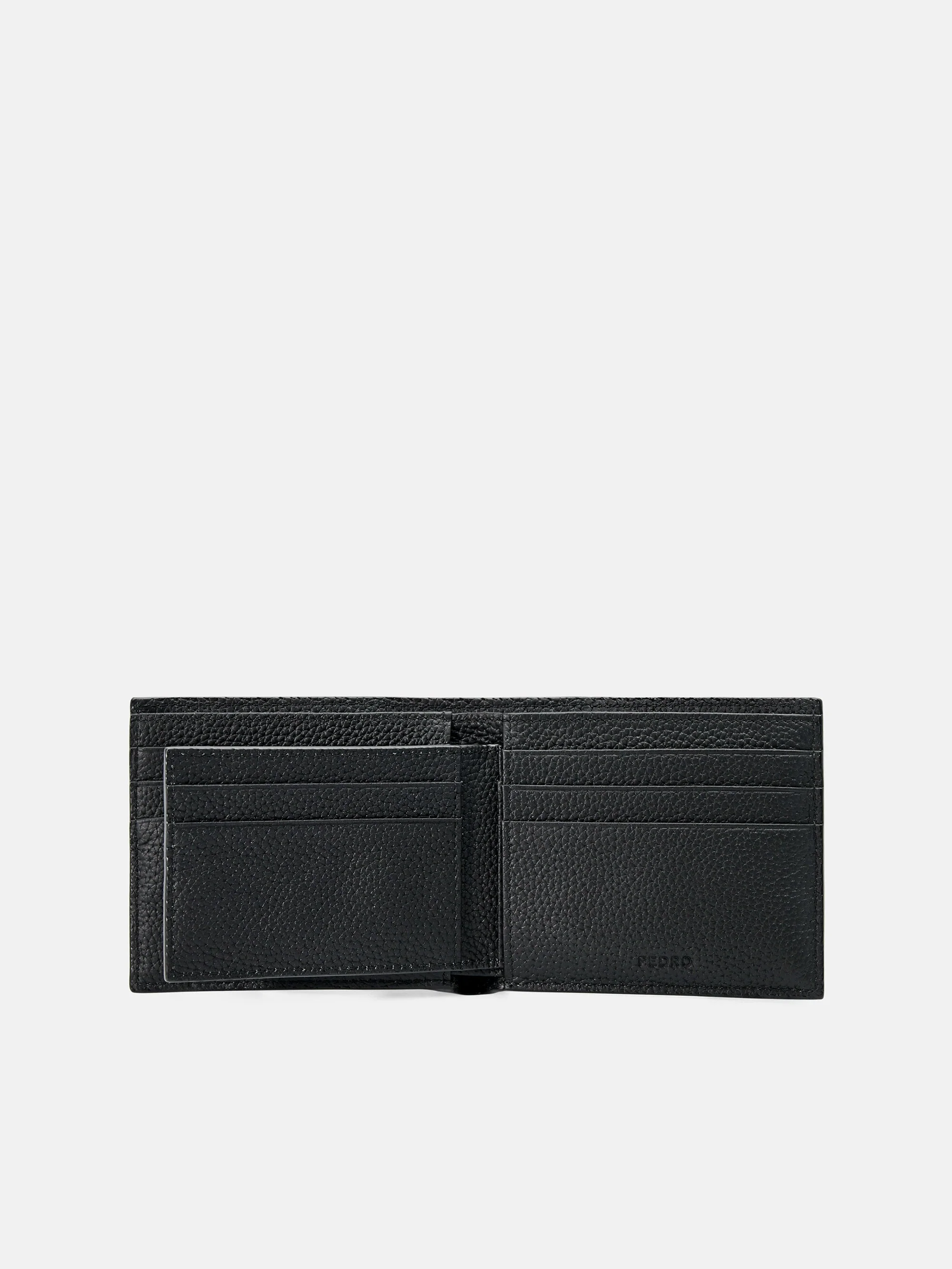 Embossed Leather Bi-Fold Wallet with Insert - Image 4