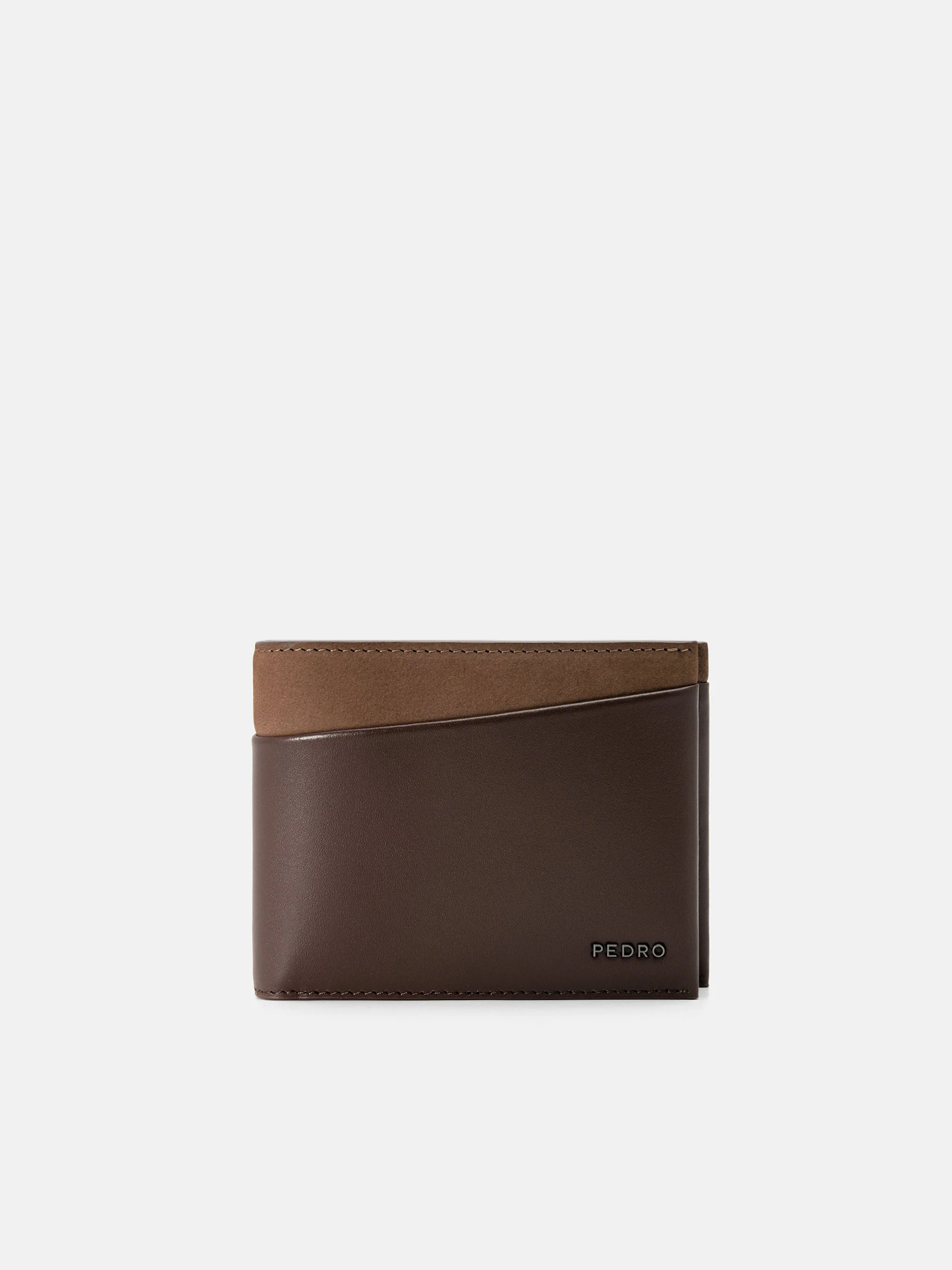 Nubuck Leather Bi-Fold Wallet with Insert - Image 5
