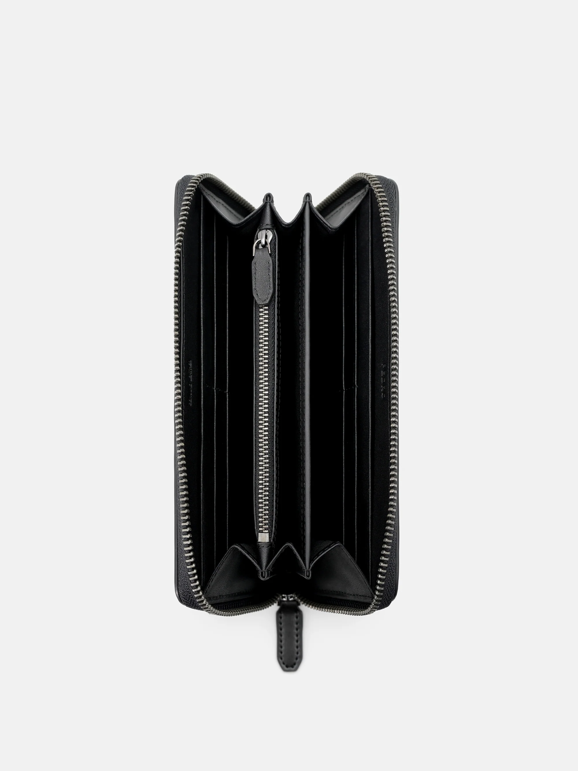 Embossed Leather Long Wallet - Image 8