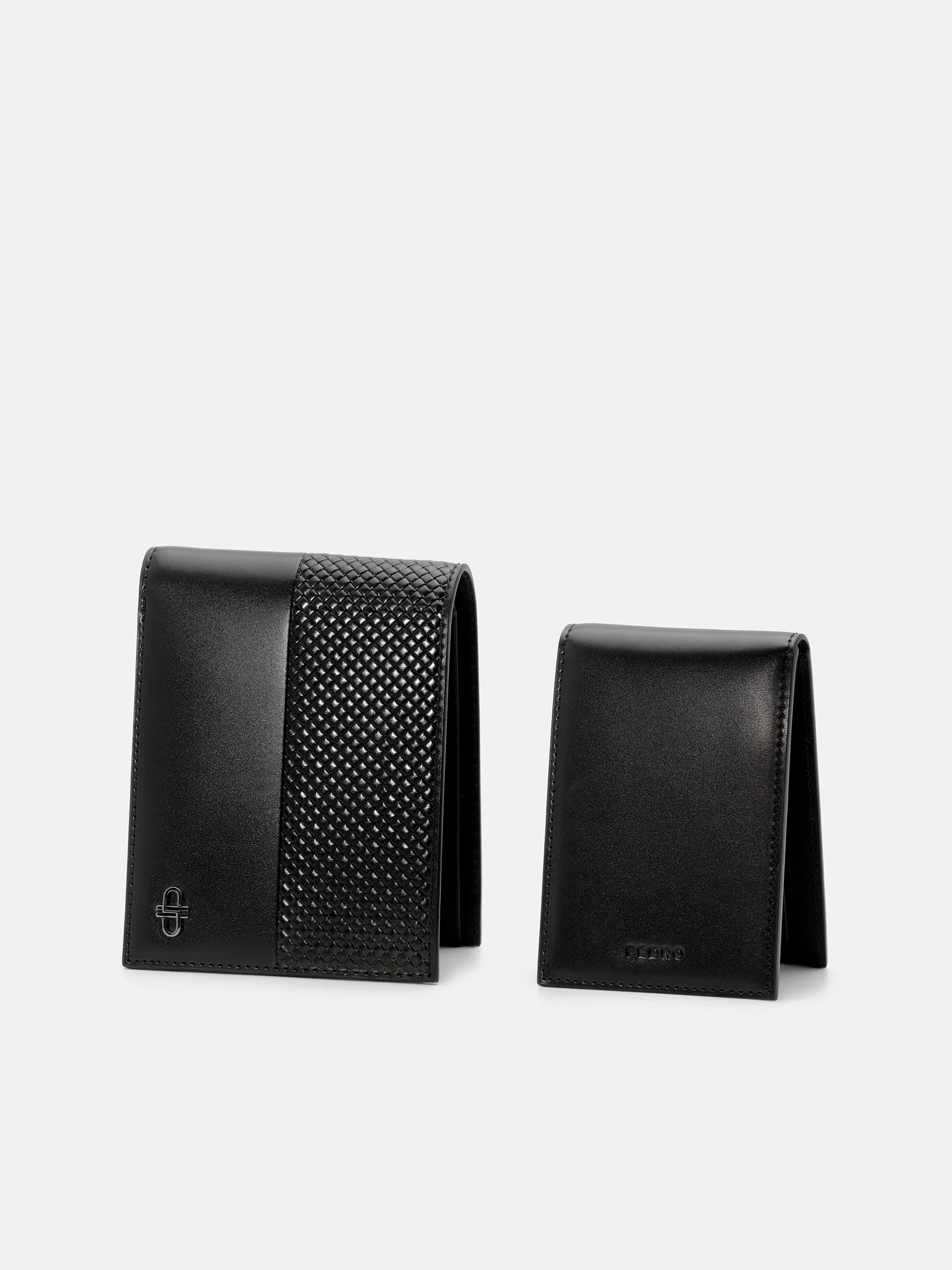 Embossed Leather Bi-Fold Wallet with Insert - Image 7