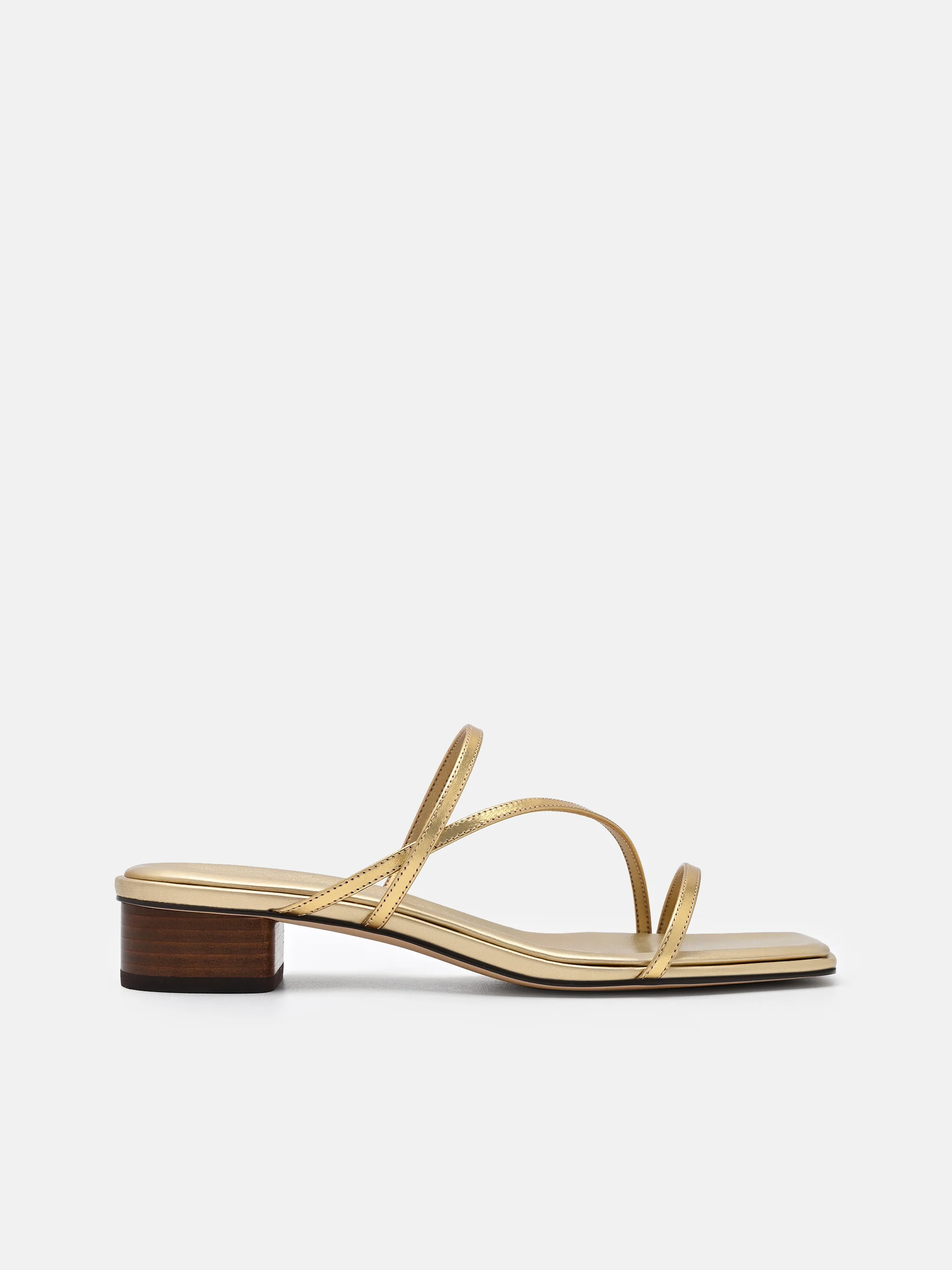Erna Leather Heel Sandals - Image 7