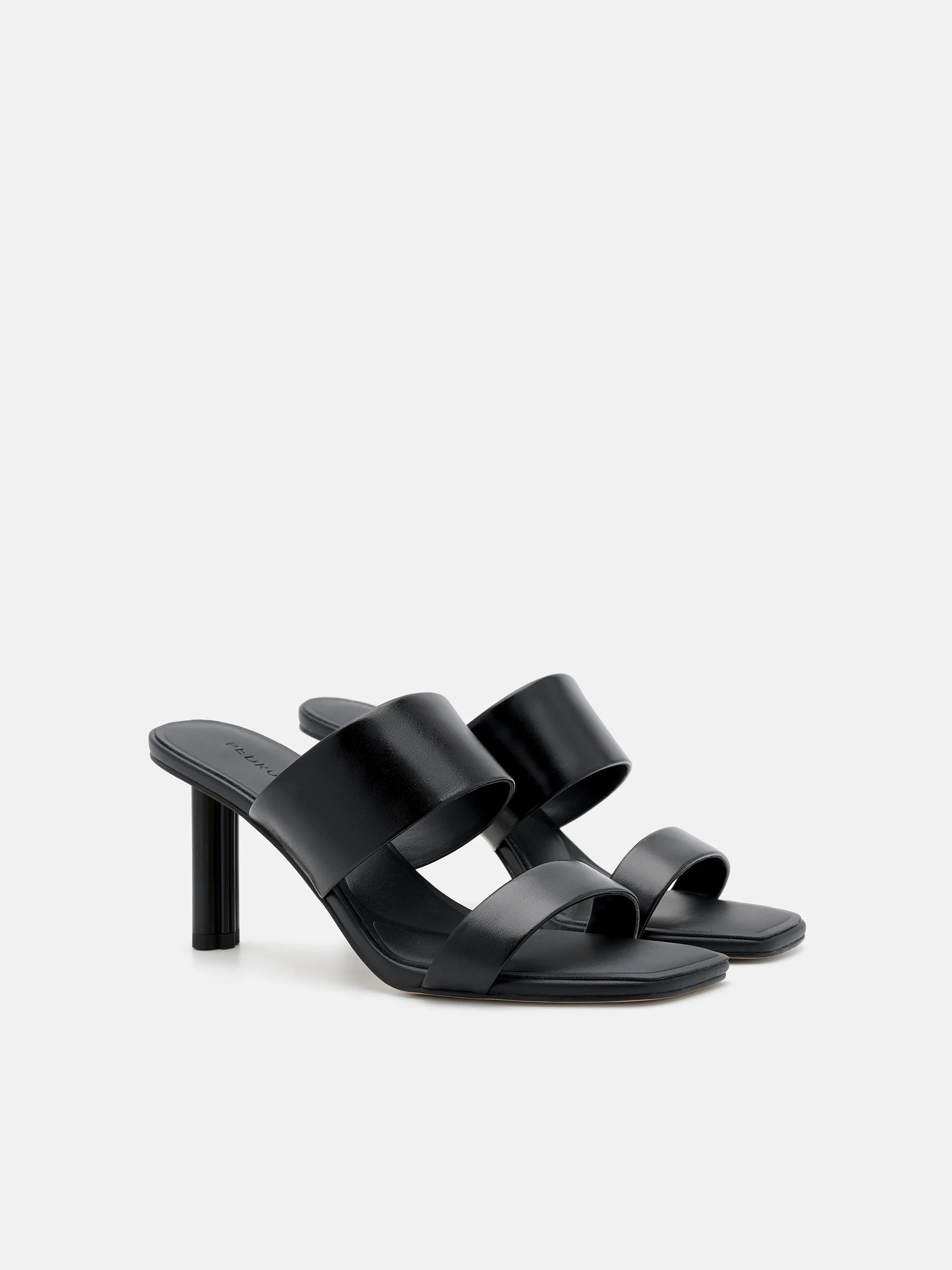 Leather Heel Sandals - Image 2