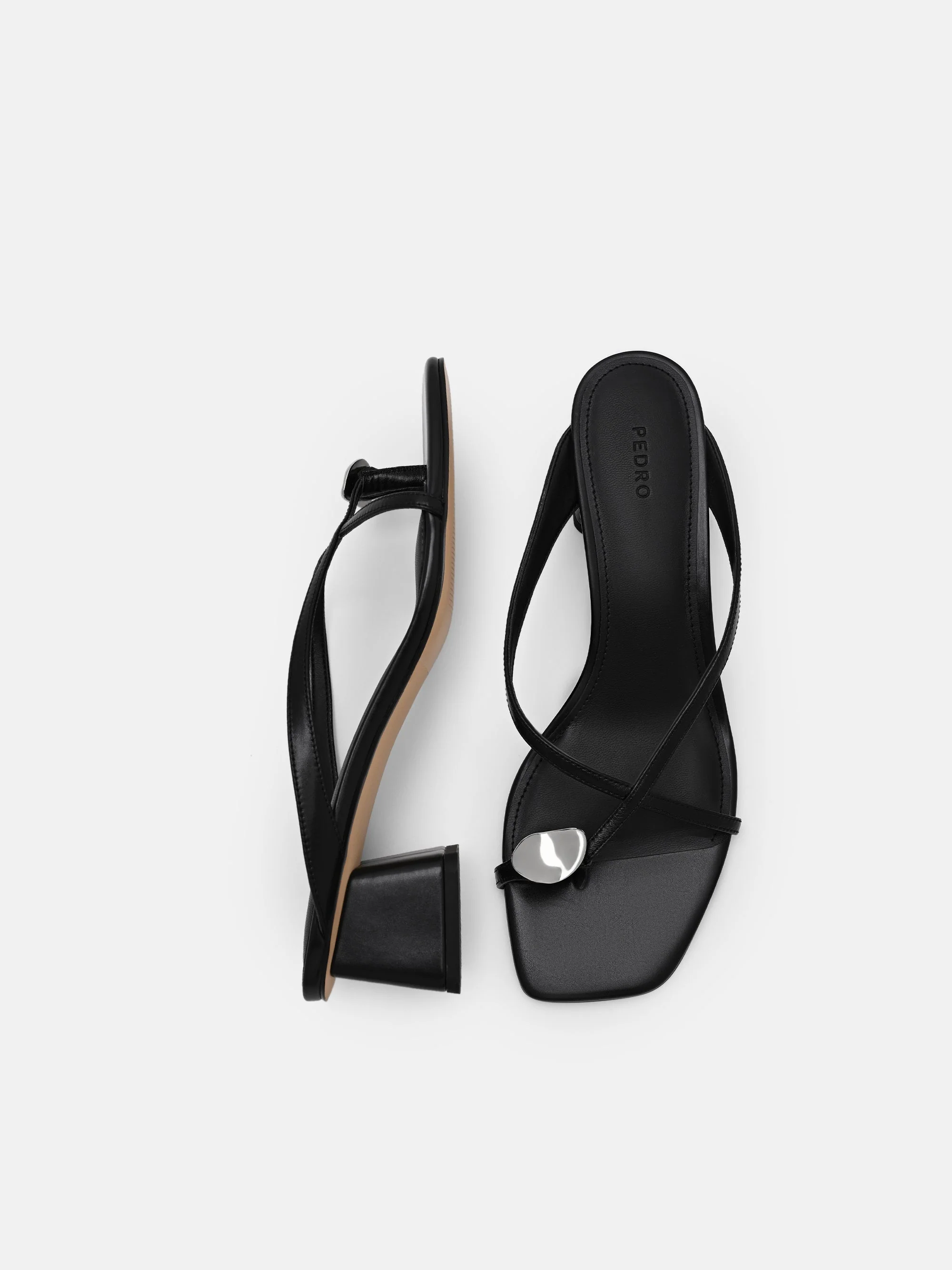 Alexis Leather Block Heel Sandals - Image 5