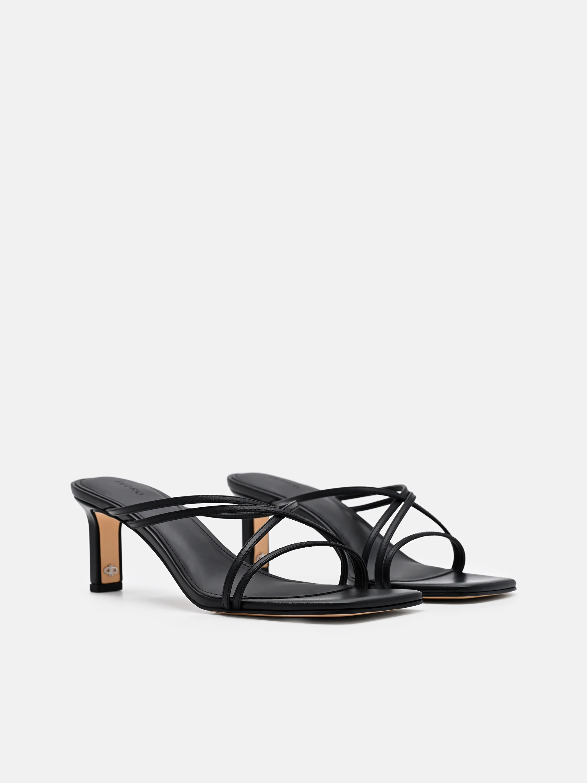 Sydney Leather Heel Sandals - Image 11
