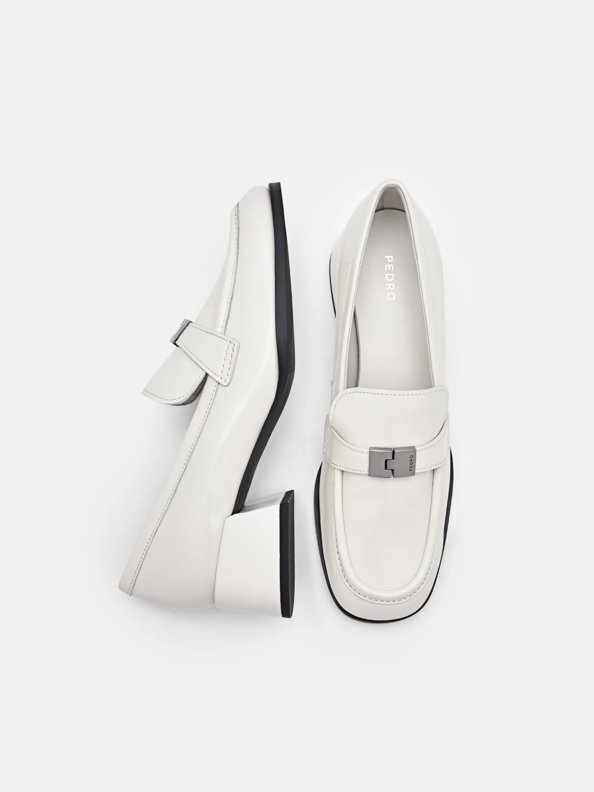 Jatte Leather Heel Loafers - Image 5