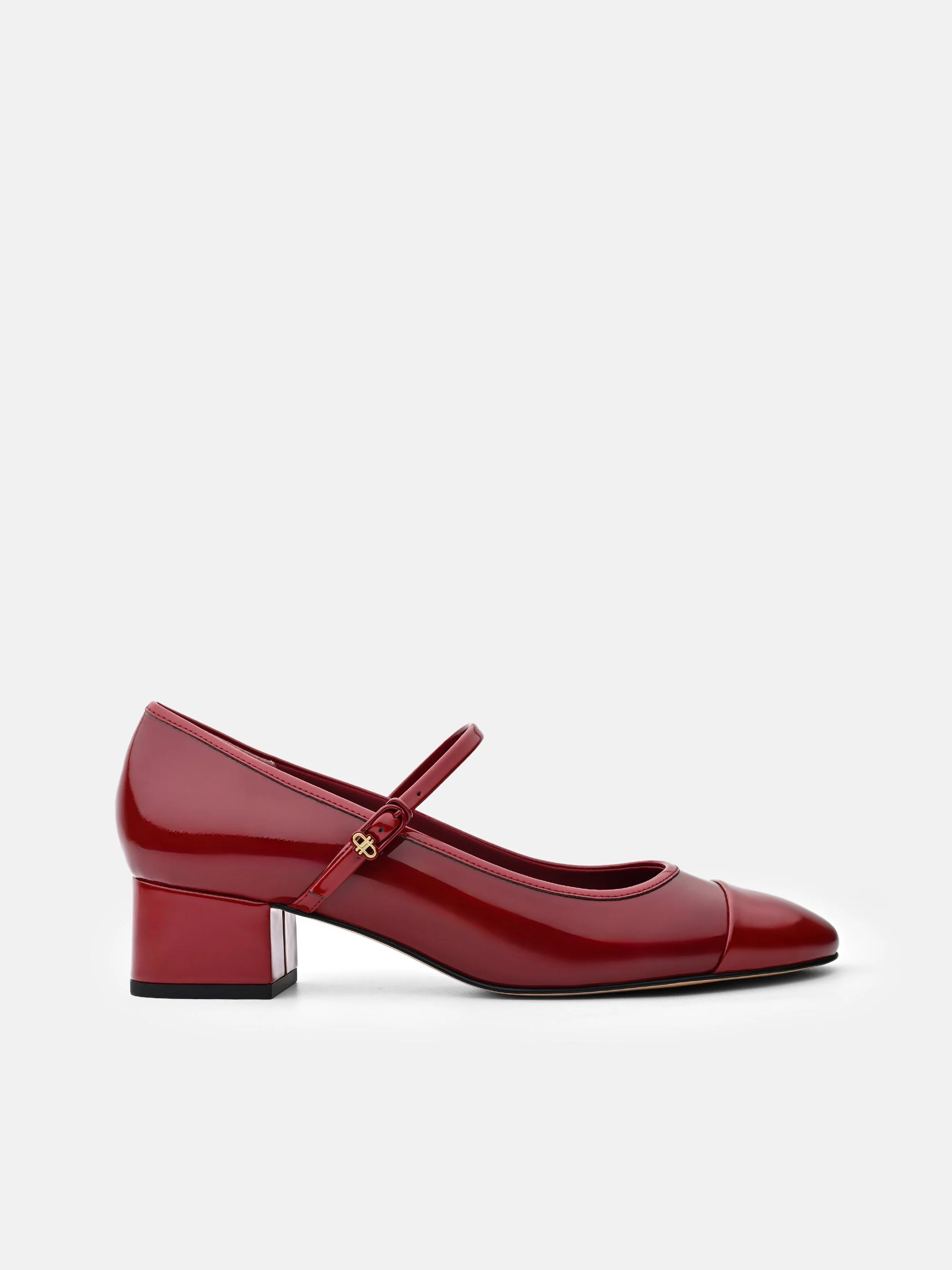 Claude Leather Mary Jane Pumps - Image 13