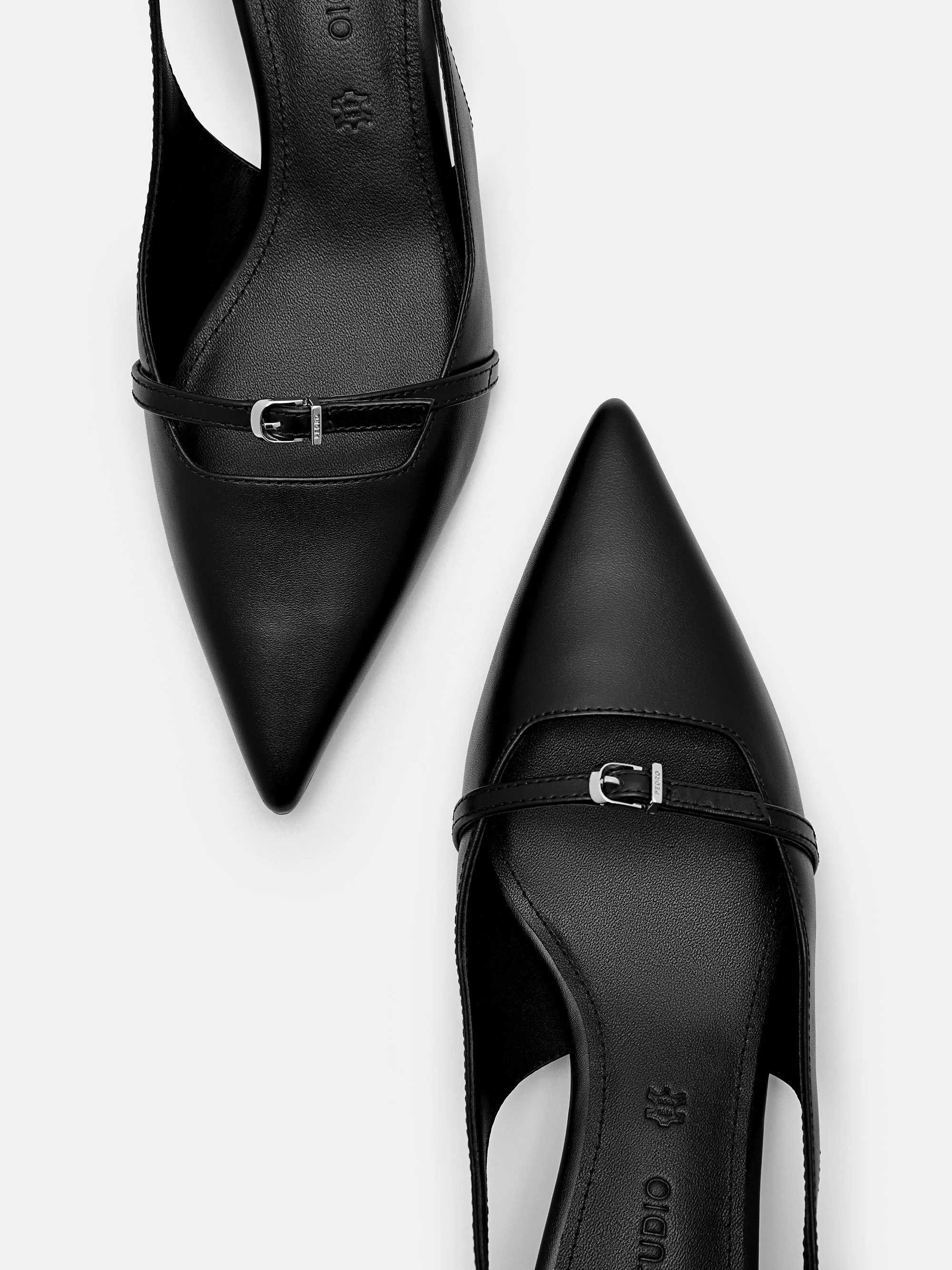 PEDRO Studio Maggie Leather Heel Pumps - Image 5