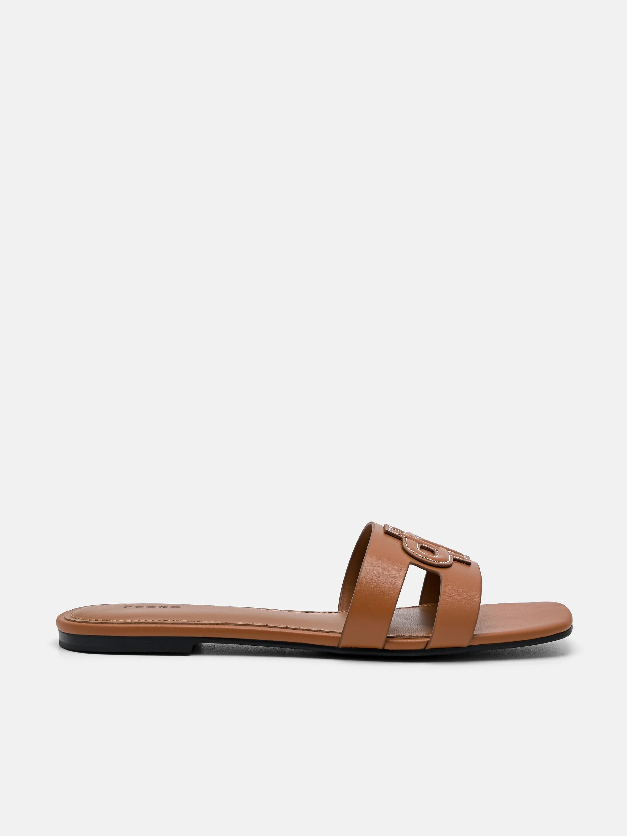 PEDRO Icon Leather Slip-On Sandals - Image 6
