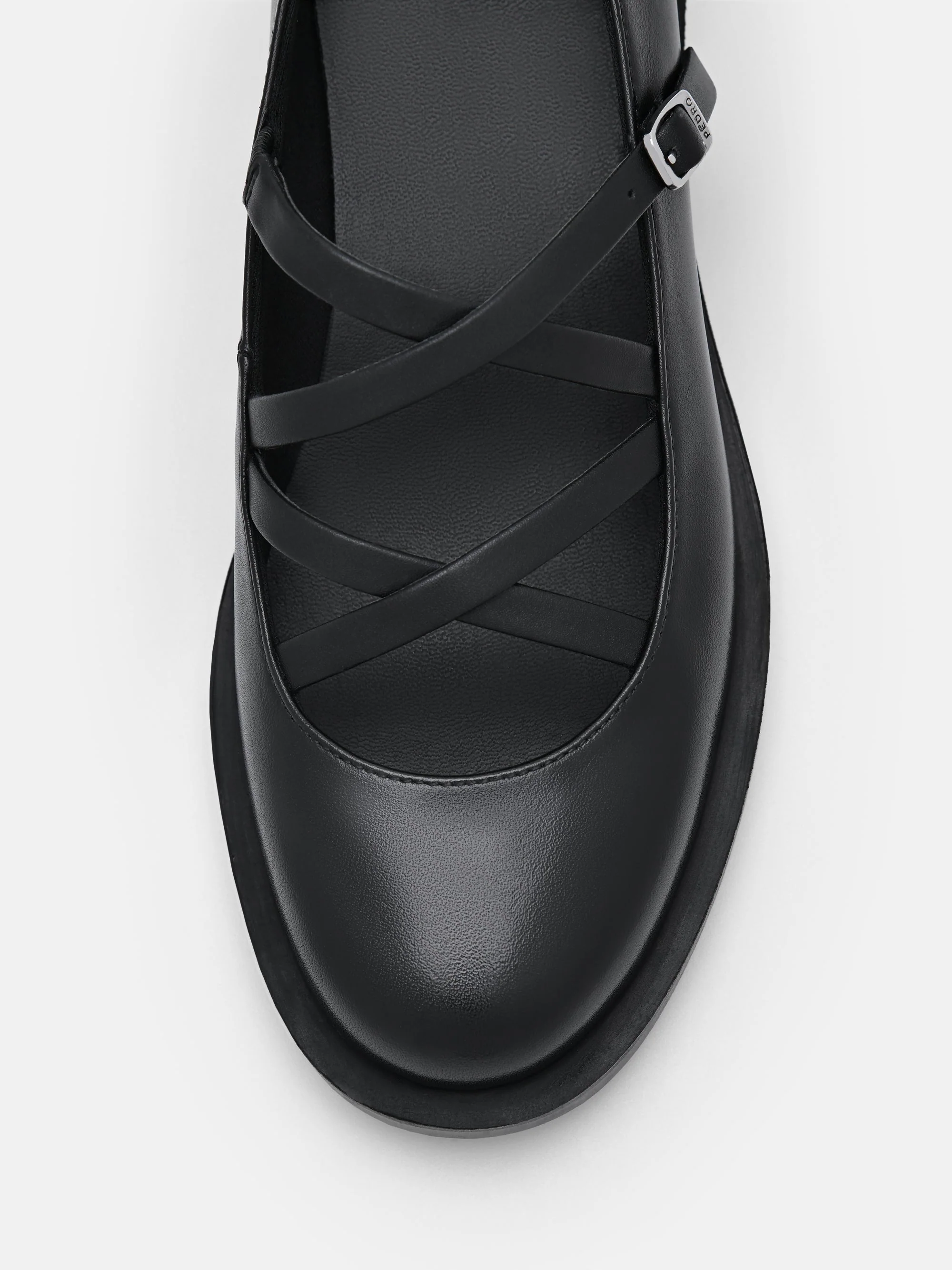 Adria Leather Ballerina Loafers - Image 10
