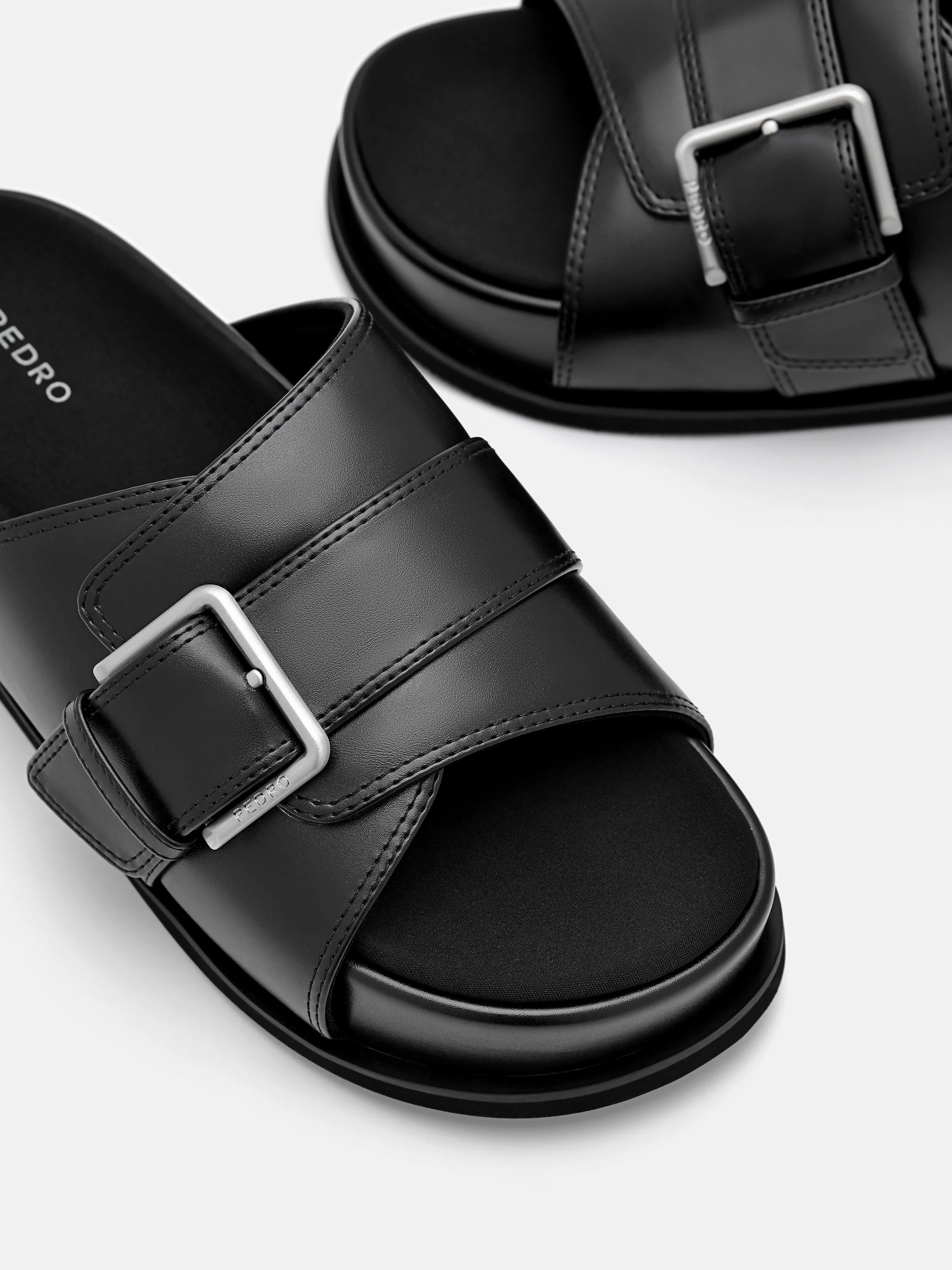 Buckle Slip-On Sandals - Image 5
