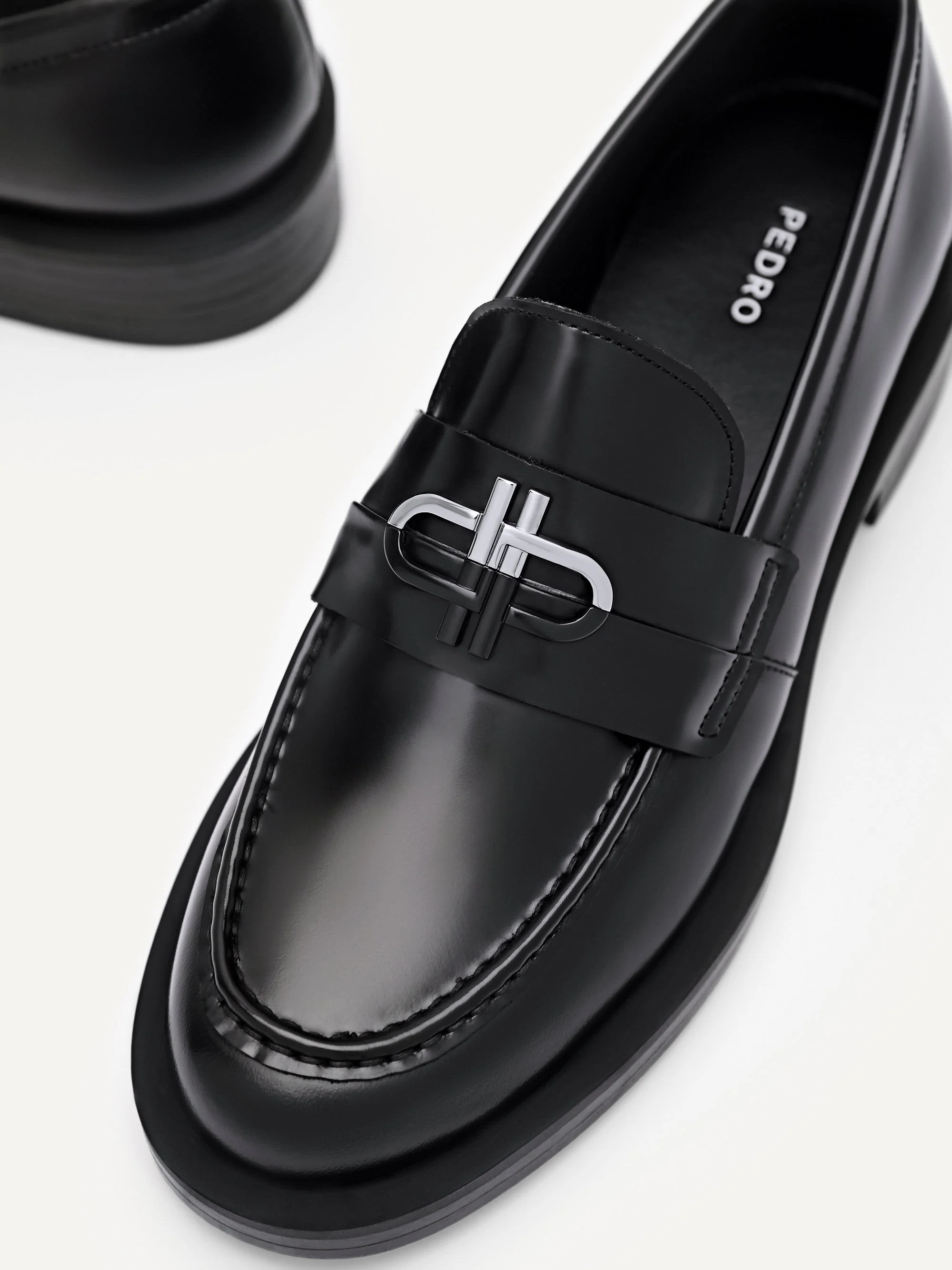 PEDRO Icon Leather Loafers - Image 10