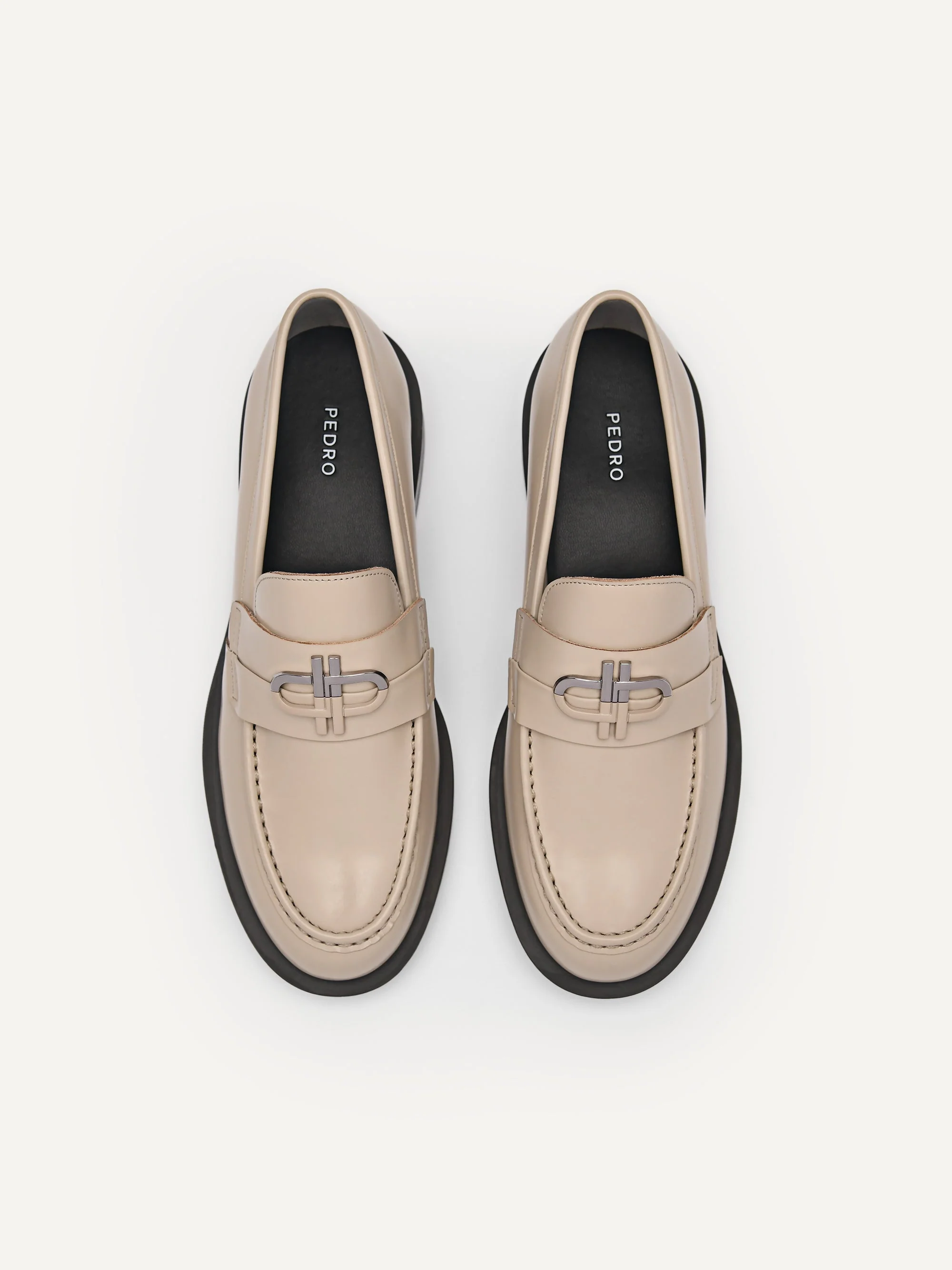 PEDRO Icon Leather Loafers - Image 4